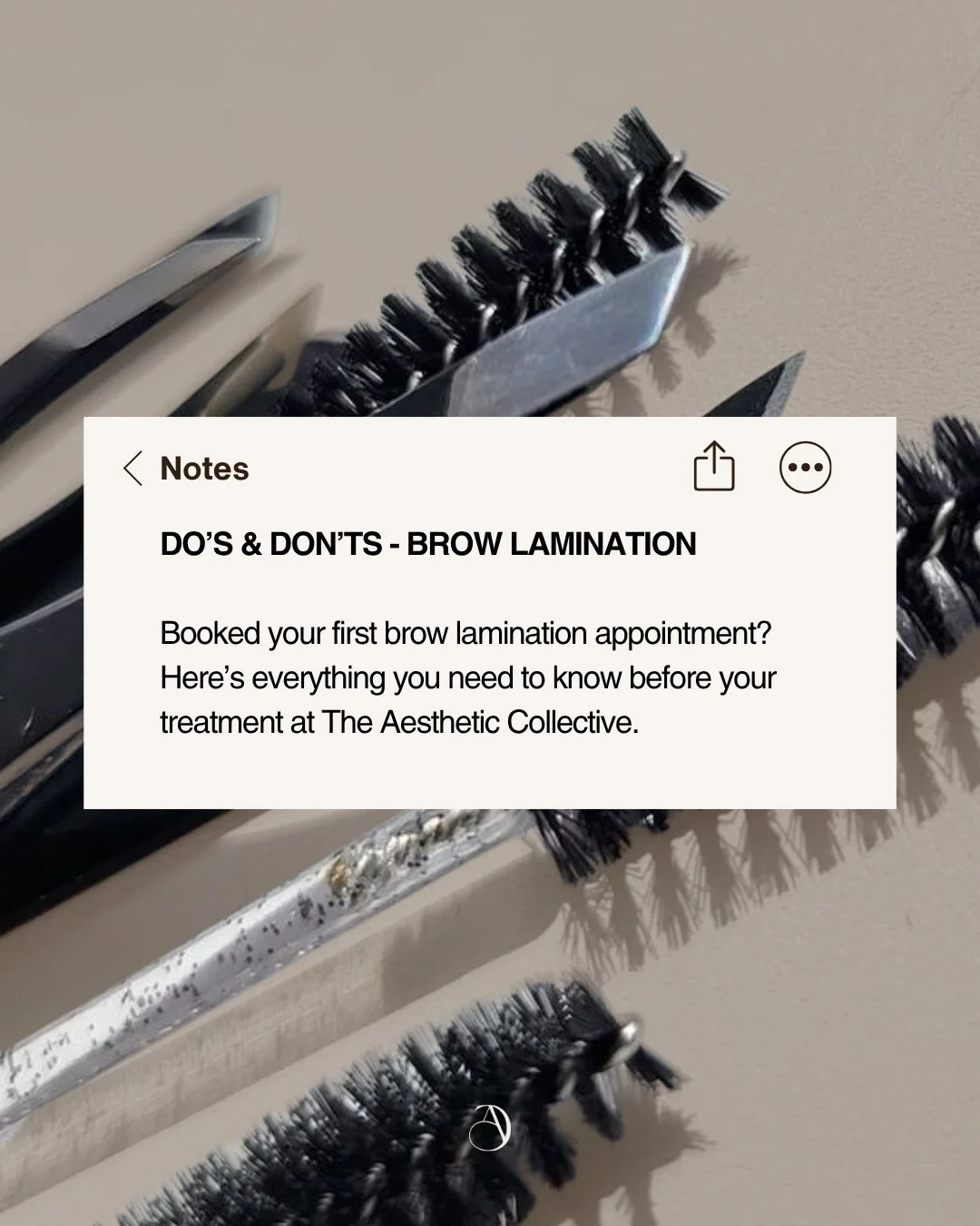 Getting a brow lamination? Save this one. 🤎⁠
⁠
Swipe through for everything you need to know before and after your appointment ~ so your results last as long as possible and your brows stay looking their absolute best!
