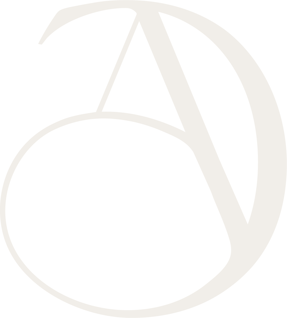 Black and white logo with a stylized coffee cup and an umbrella.