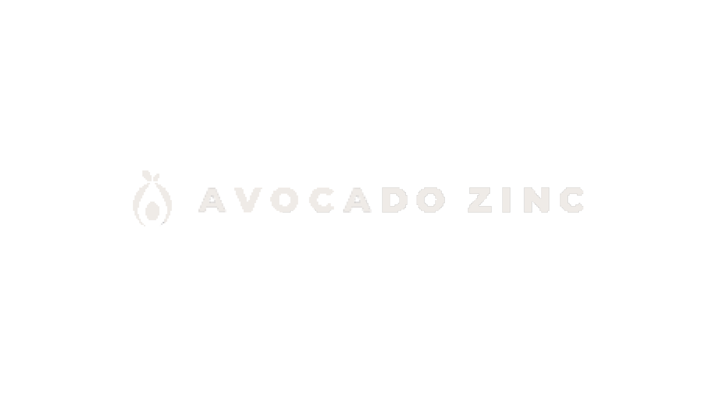 Pixelated image of a white warning sign with the text 'AVOID AZING' on it, featuring a yellow stripe along the bottom edge.