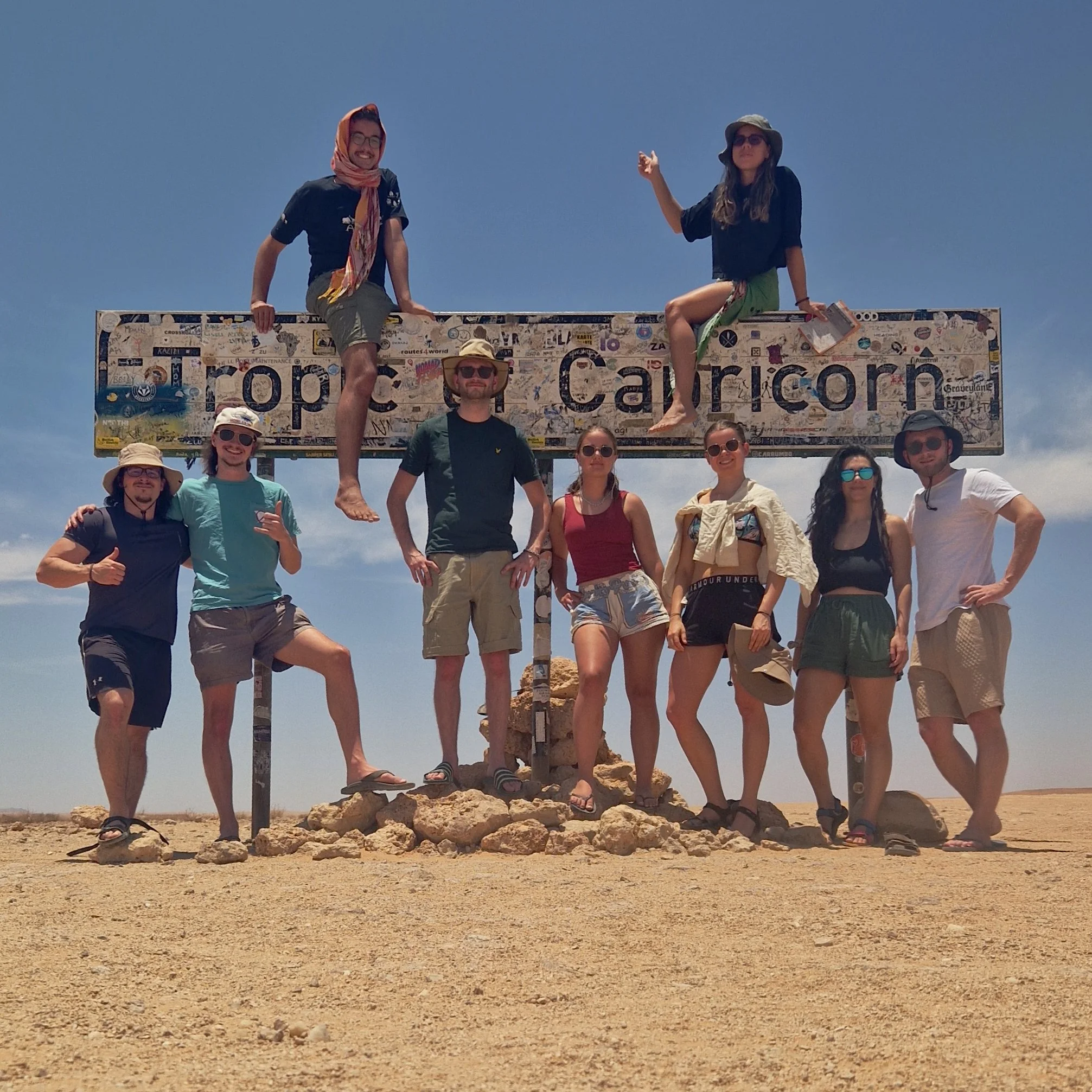 Tropic of Capricorn Namibia Youth Travel