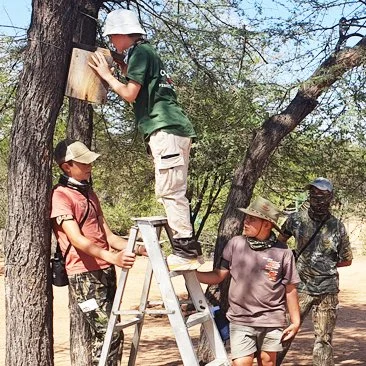Youth Adventure Tour Namibia Africa - Bird Boxes Research