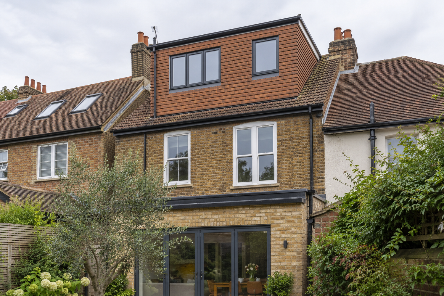 Completed dormer loft conversion to a Brighton home