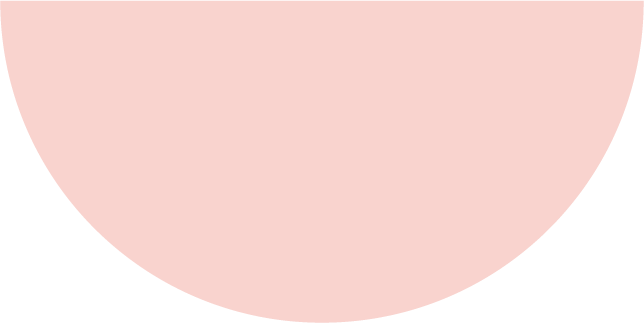A large pink circle on a light background.
