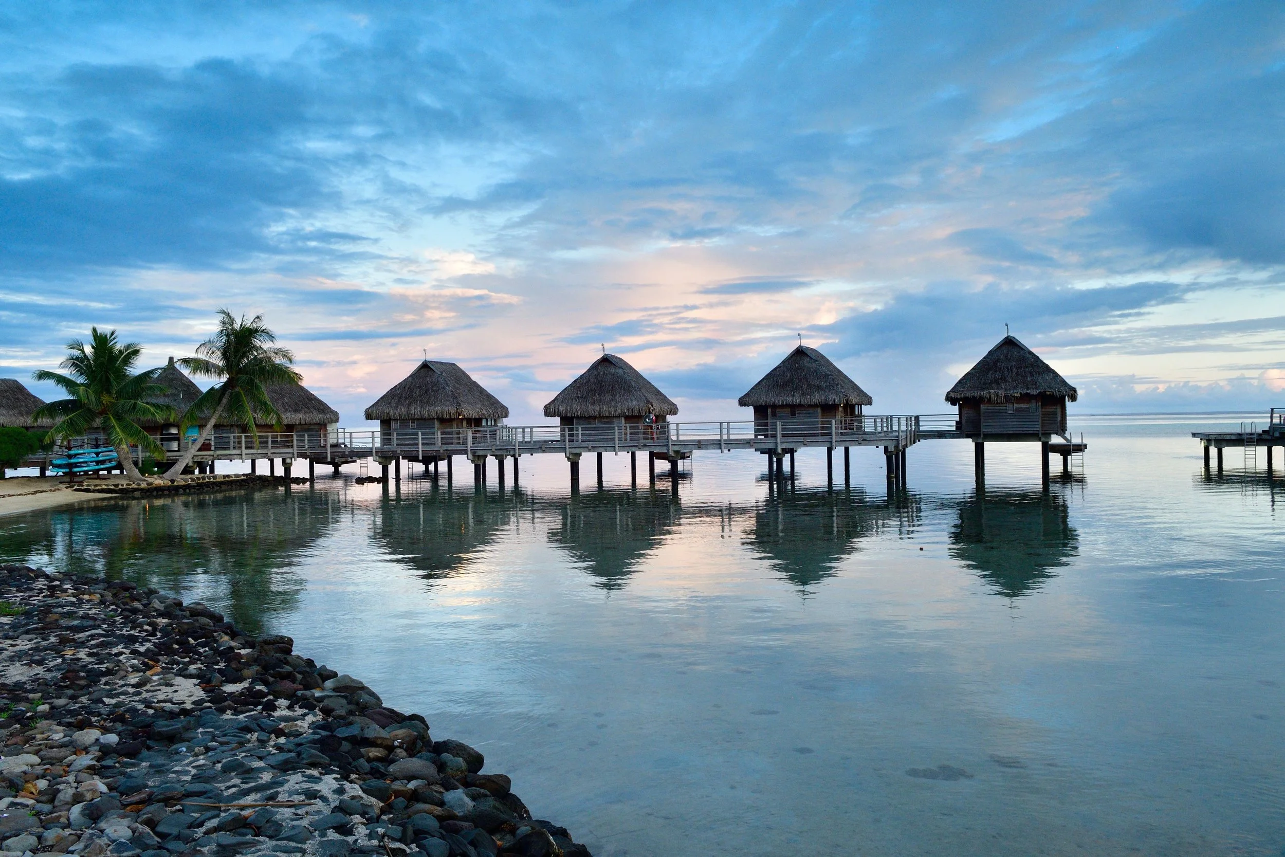 Luxury overwater Bungalow Bora Bora — Passport with Paris
