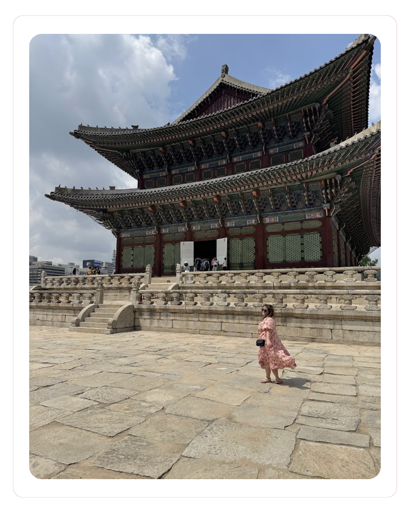 Exploring Seoul, Korea, Passport with Paris