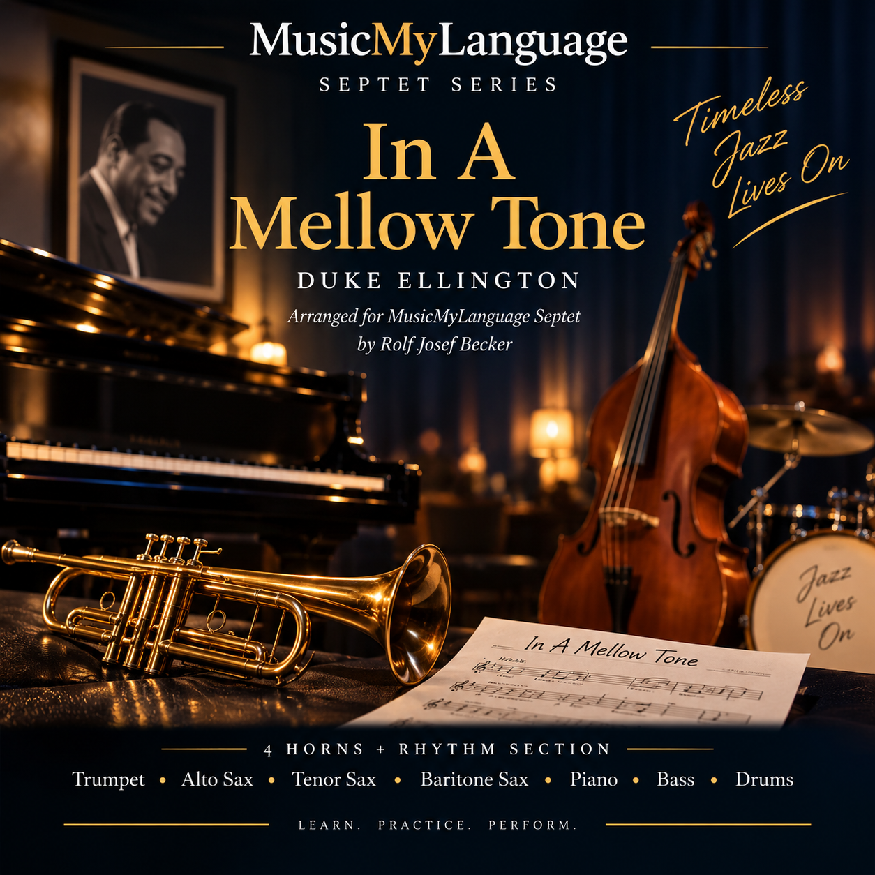 In A Mellow Tone by Duke Ellington, arranged by Rolf Becker