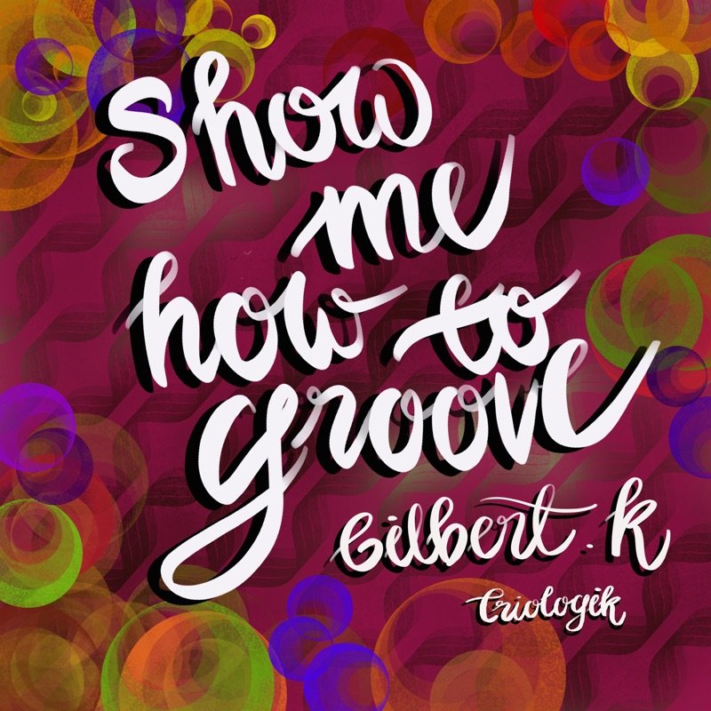 Colorful abstract background with the quote 'Show me how to grow' by Gilbert K. Chesterton in white and black stylized handwriting.