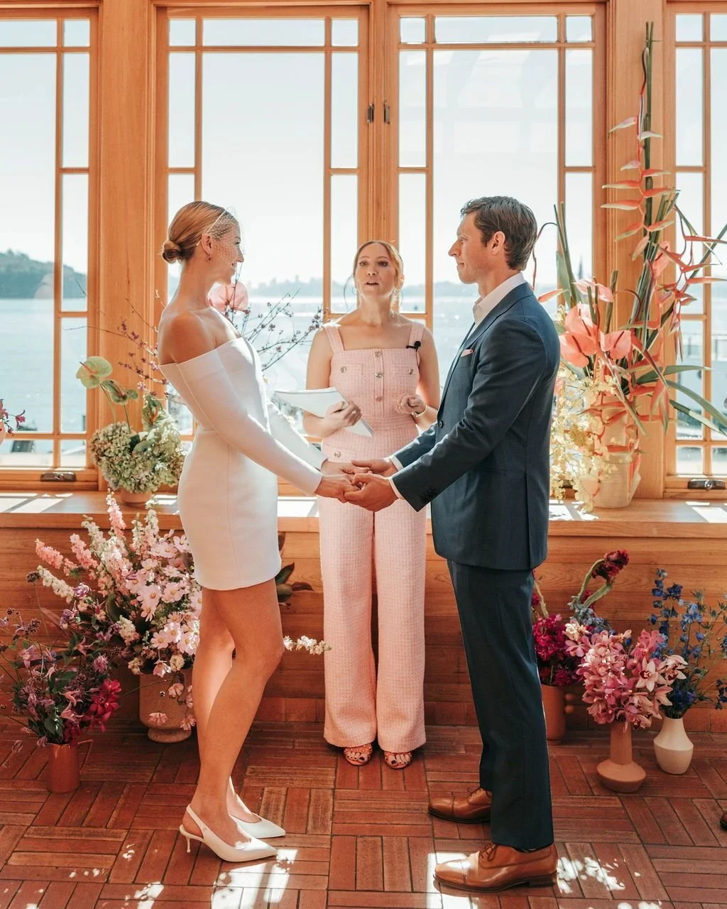 Daytime weddings for the WIN!! This daytime wedding was one for the books... started at noon with a beautiful sunny upstairs ceremony at Bungalow Kitchen, moved downstairs for our luncheon and back upstairs for a day time danceparty. The good vibes d