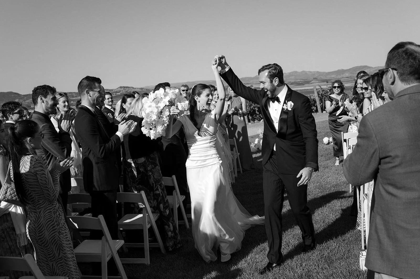 Champagne towers, dance floors, and big sips &mdash; this is what celebration looks like 🥂 
.
Planning &amp; Design @carrieelizabethevents
Venue @viansasonoma
Photo + Video @tomirwin.co
Floral @eothen_
HMU @triplowbeauty
Rentals @encoreeventsrentals