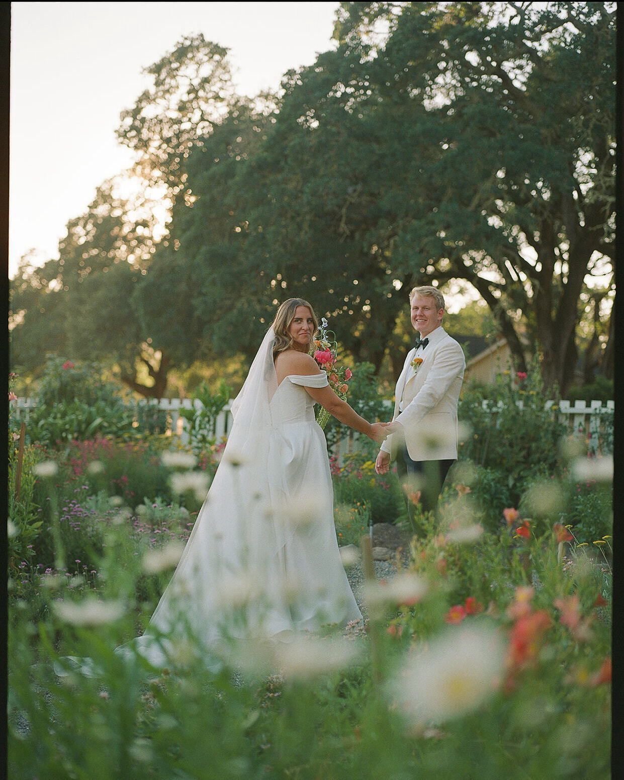 A moment of serenity in the garden, written into the schedule for quality time just one-on-one. 
.
Planning + Design @carrieelizabethevents
Venue @beltaneranch
Photo @annaaelizabethphoto
HMU @julie_dy
Florals @perryflorals
Bride @chosenbykyha
Groom @