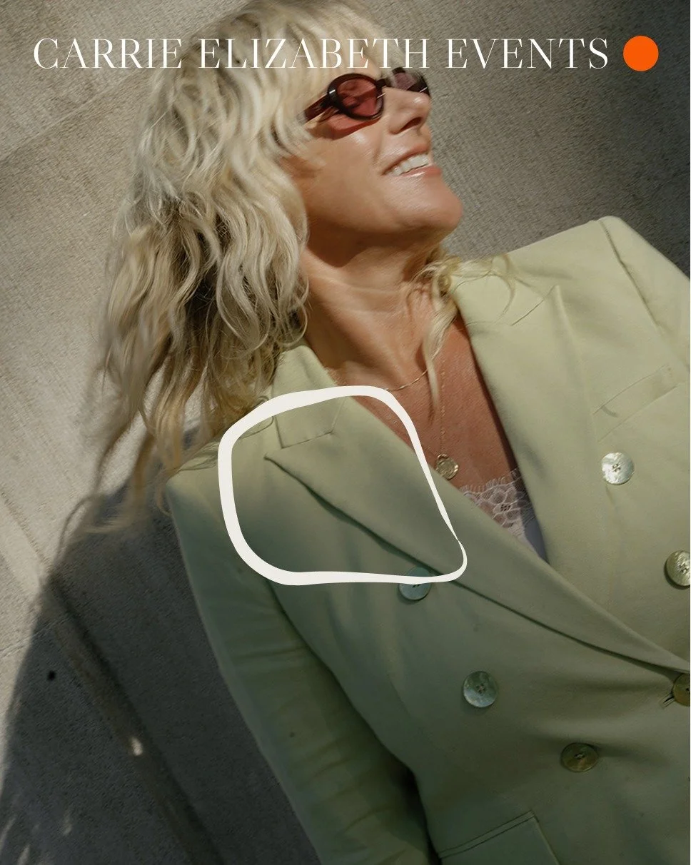 Excited to share CARRIE ELIZABETH EVENTS website is LIVE! 
.
It's been nothing shy of a busy season... wow. I keep slowly arriving to this new era.
.
I gotta say it's not as rosy as my cheeks may show. These times are shaky and turbulent so I remain 