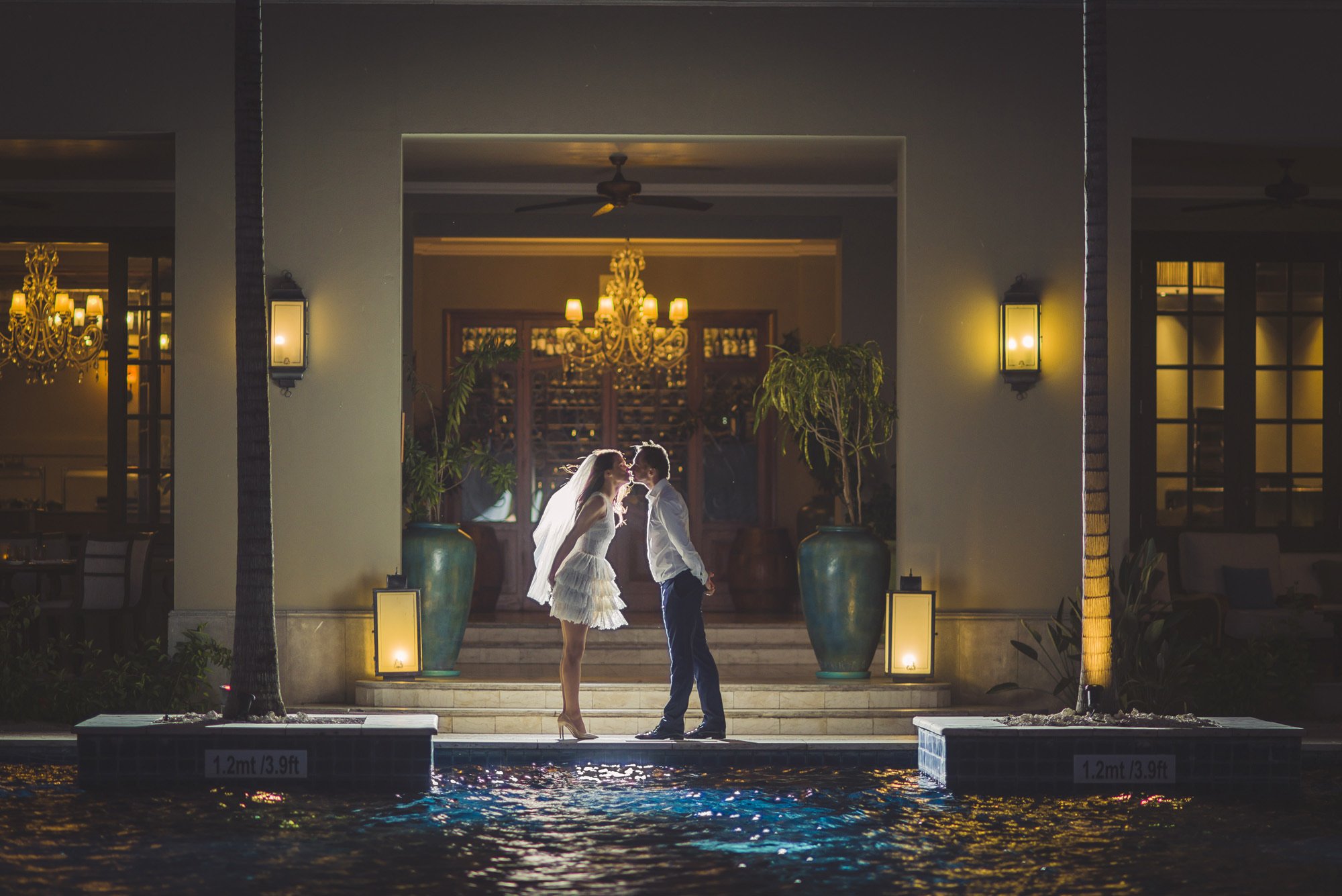 Wedding moment with Marta and Piotr in Mauritius.