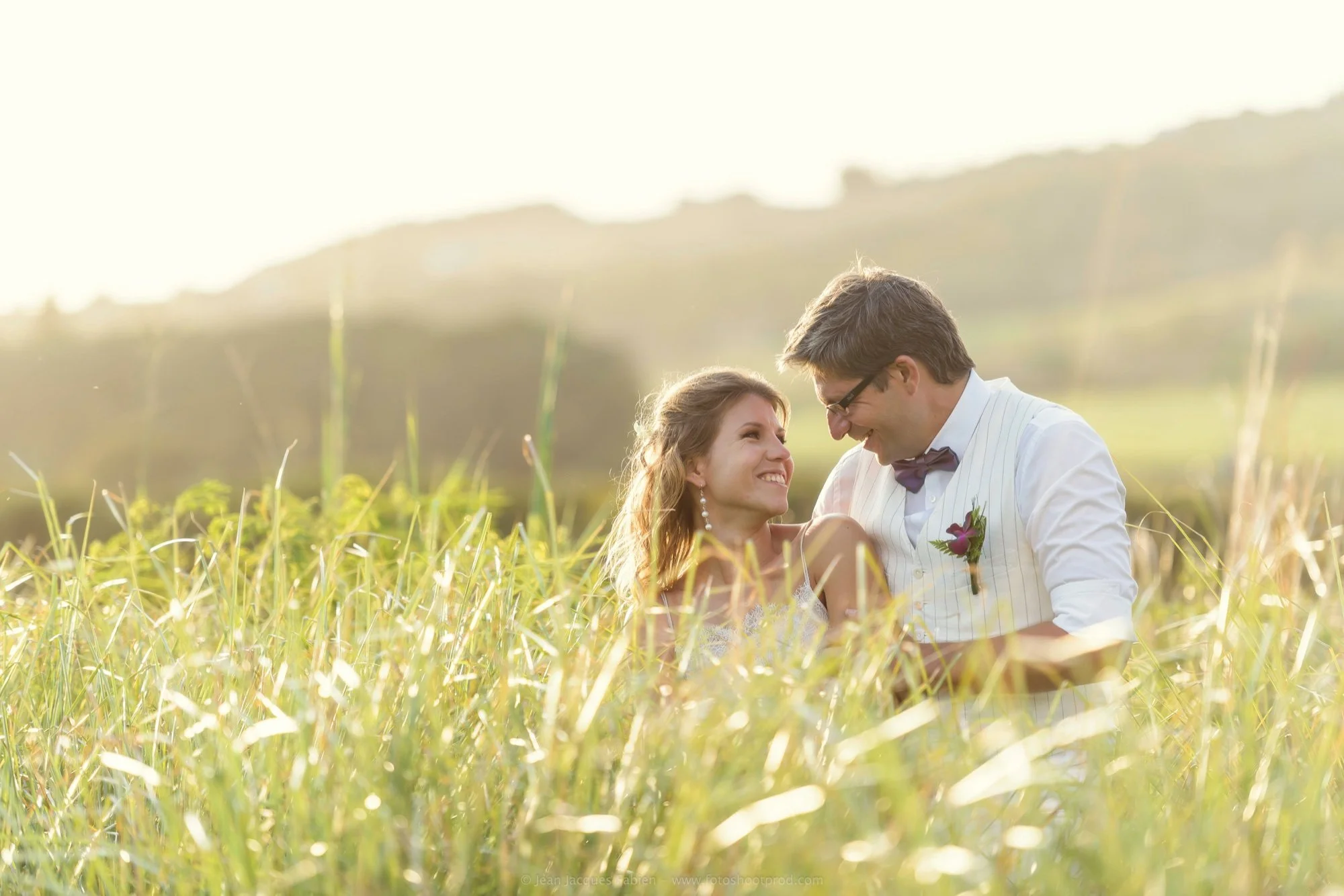 Wedding portrait of Daria and Max in Mauritius.