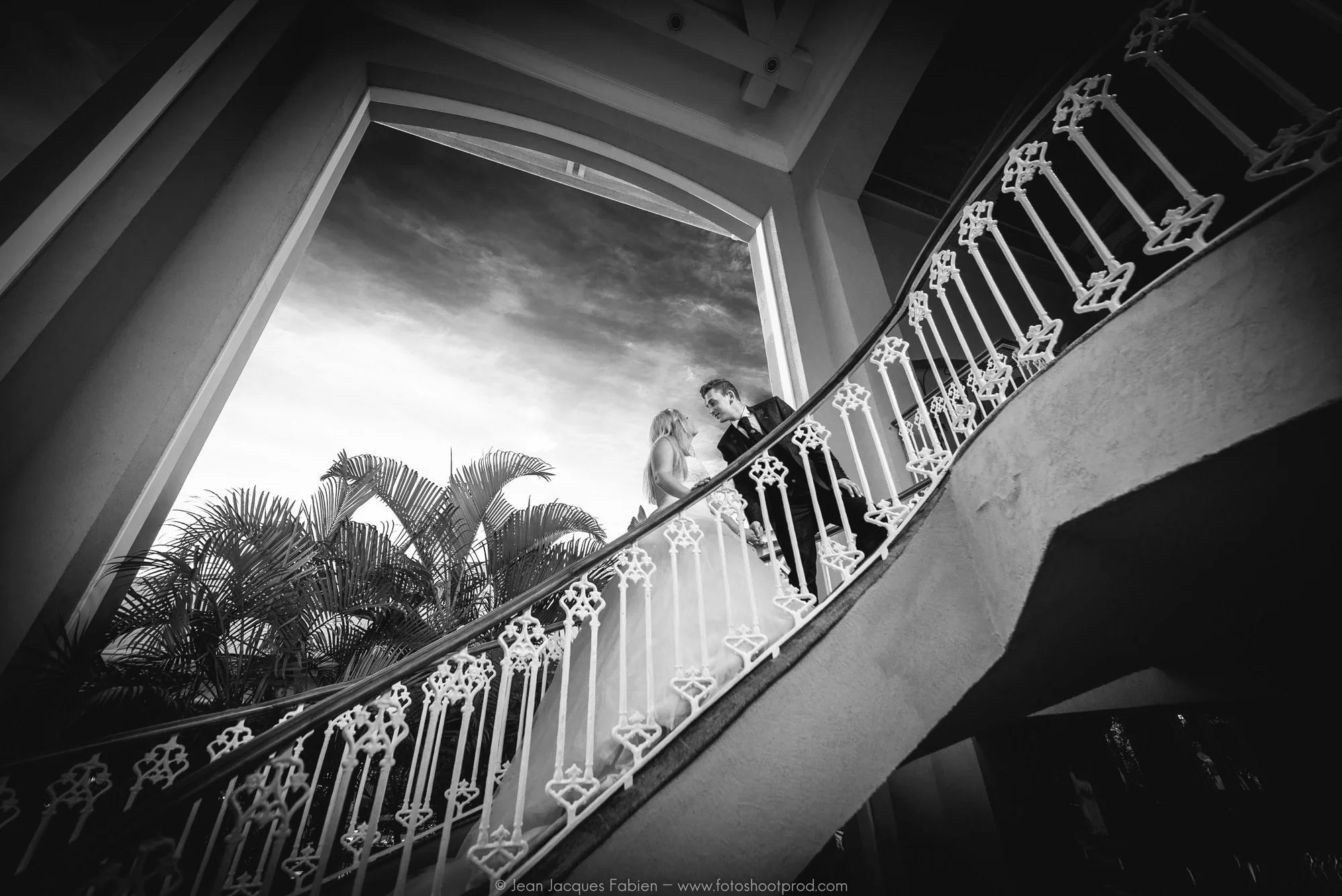 Wedding portrait of Shirley and Kevin in Mauritius.