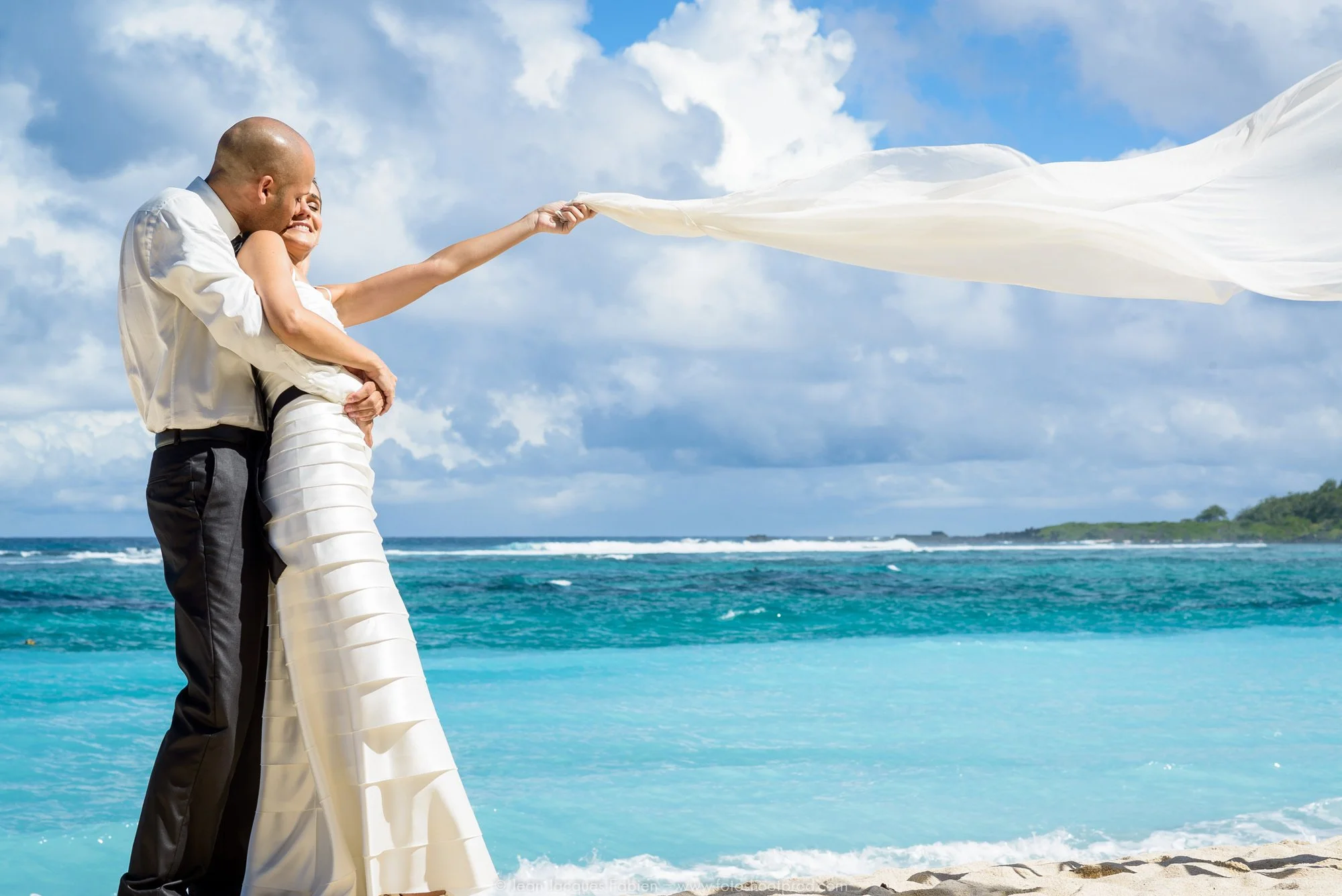 Wedding celebration of Julieta and David in Mauritius.