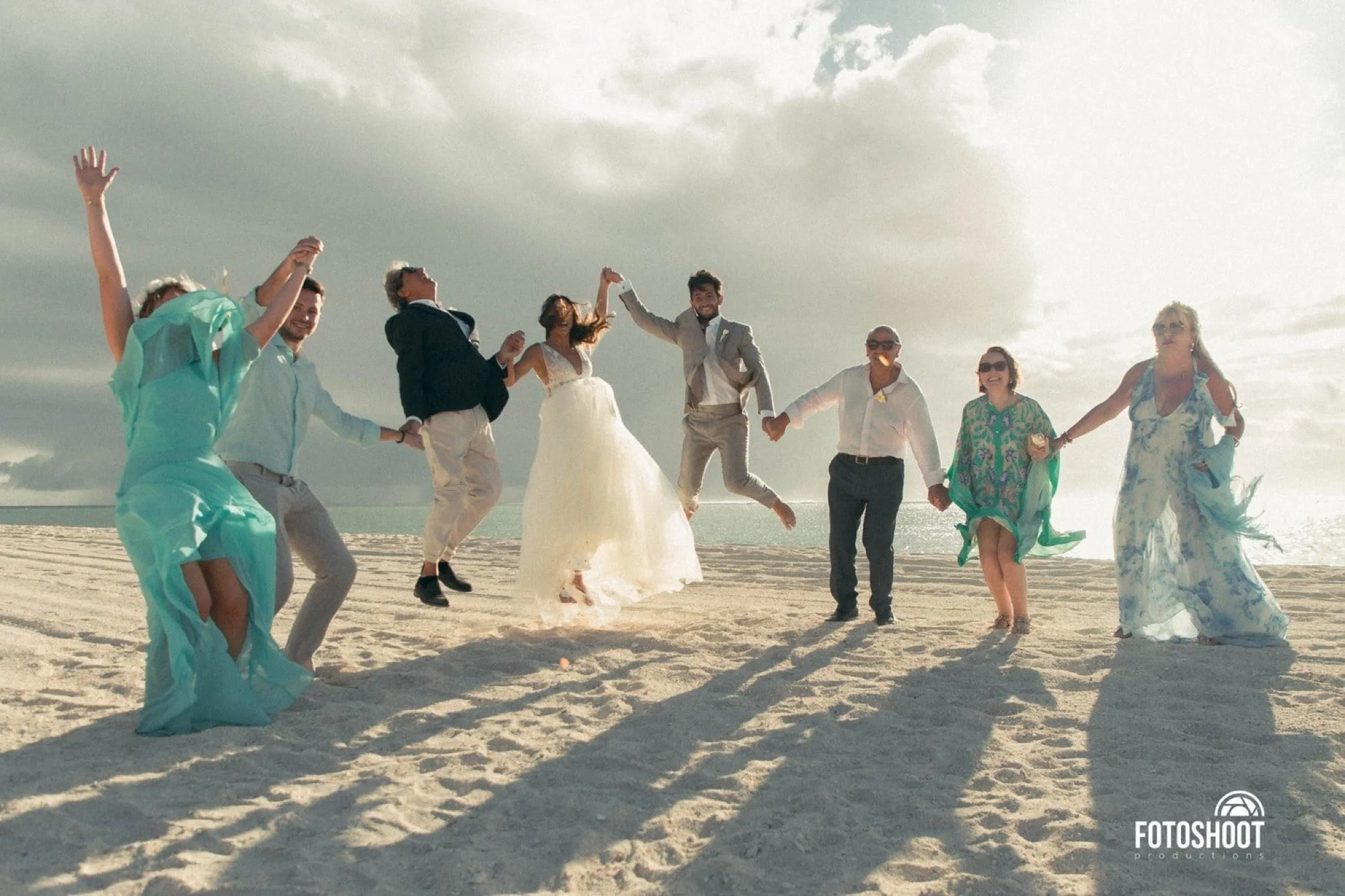Wedding portrait of Monica and Giovanni in Mauritius.