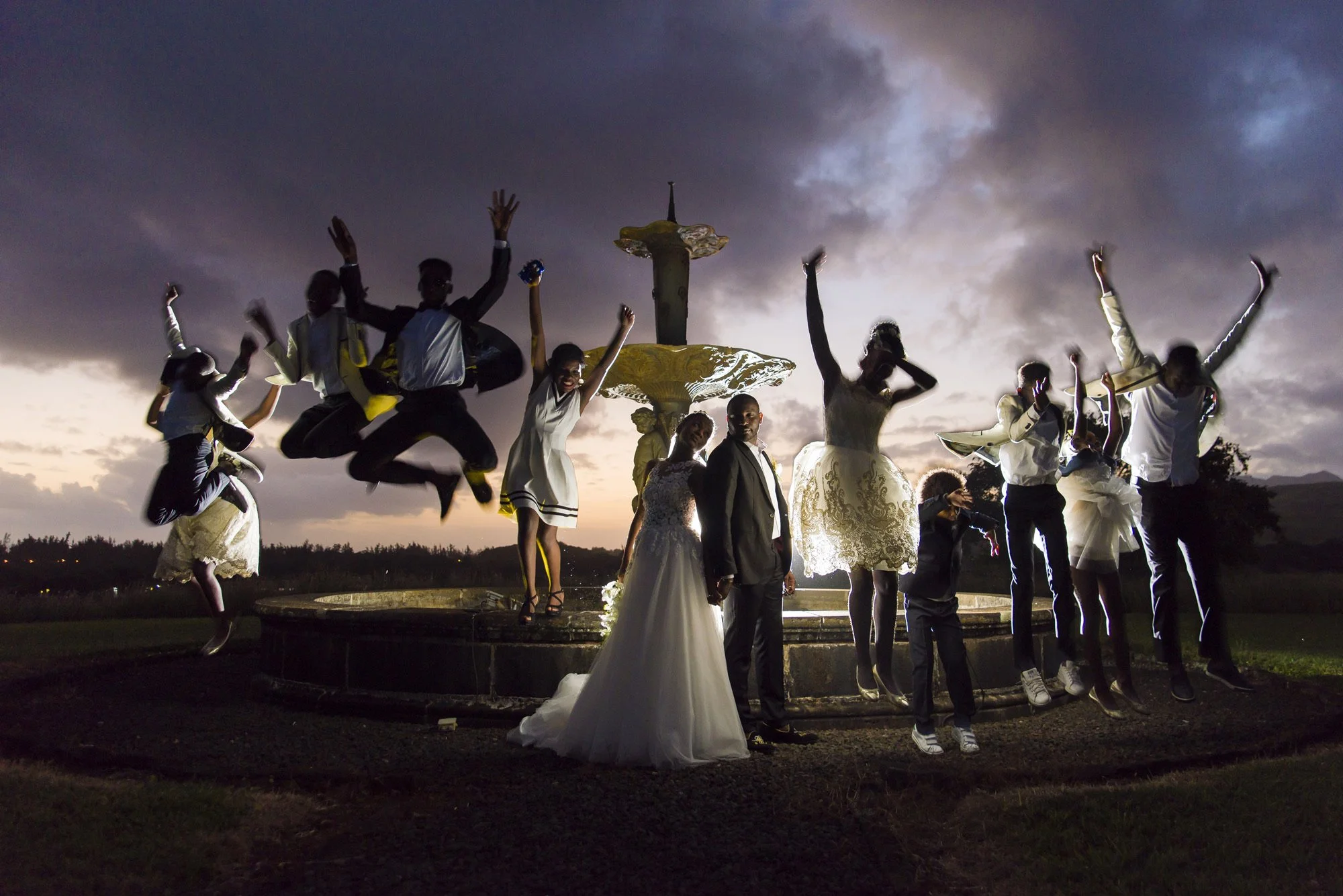 Wedding moment with Greta and Ulrich in Mauritius.