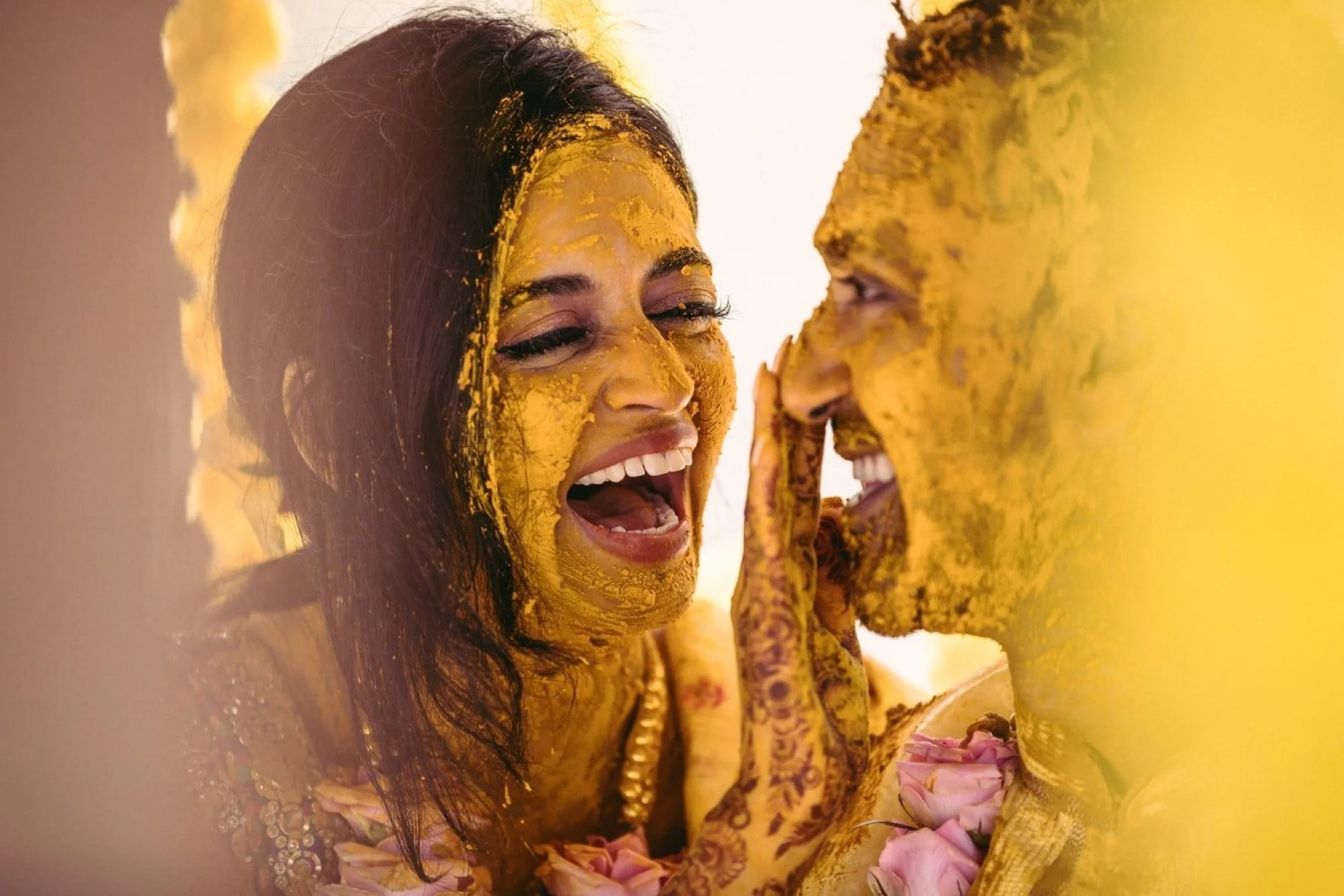 Ceremony moment from Pari and Shashi’s wedding in Mauritius.