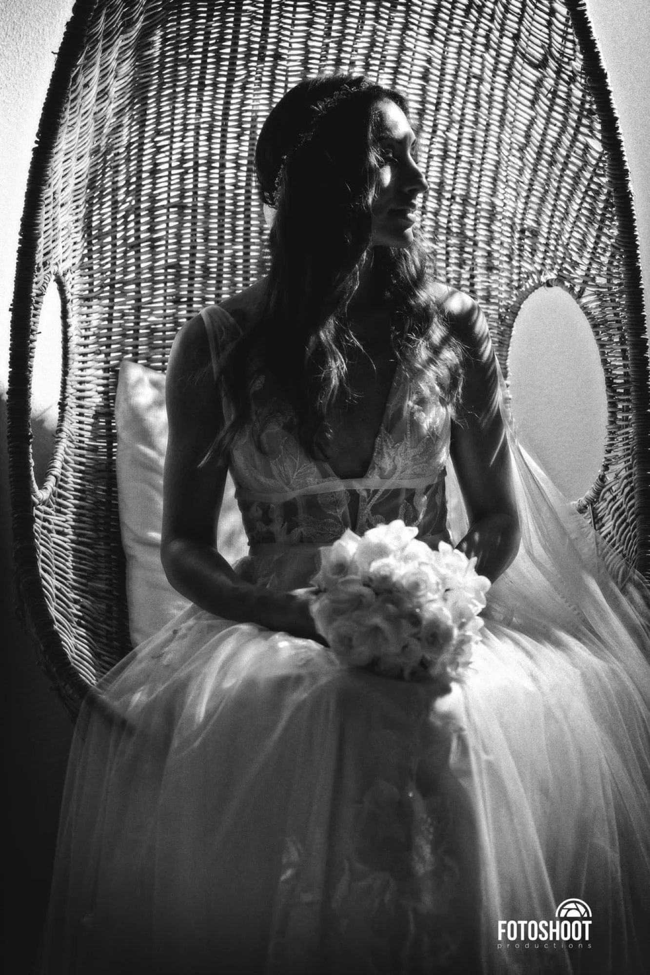 Editorial wedding portrait of Monica and Giovanni in Mauritius.