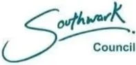 Southwark Council logo with stylized text