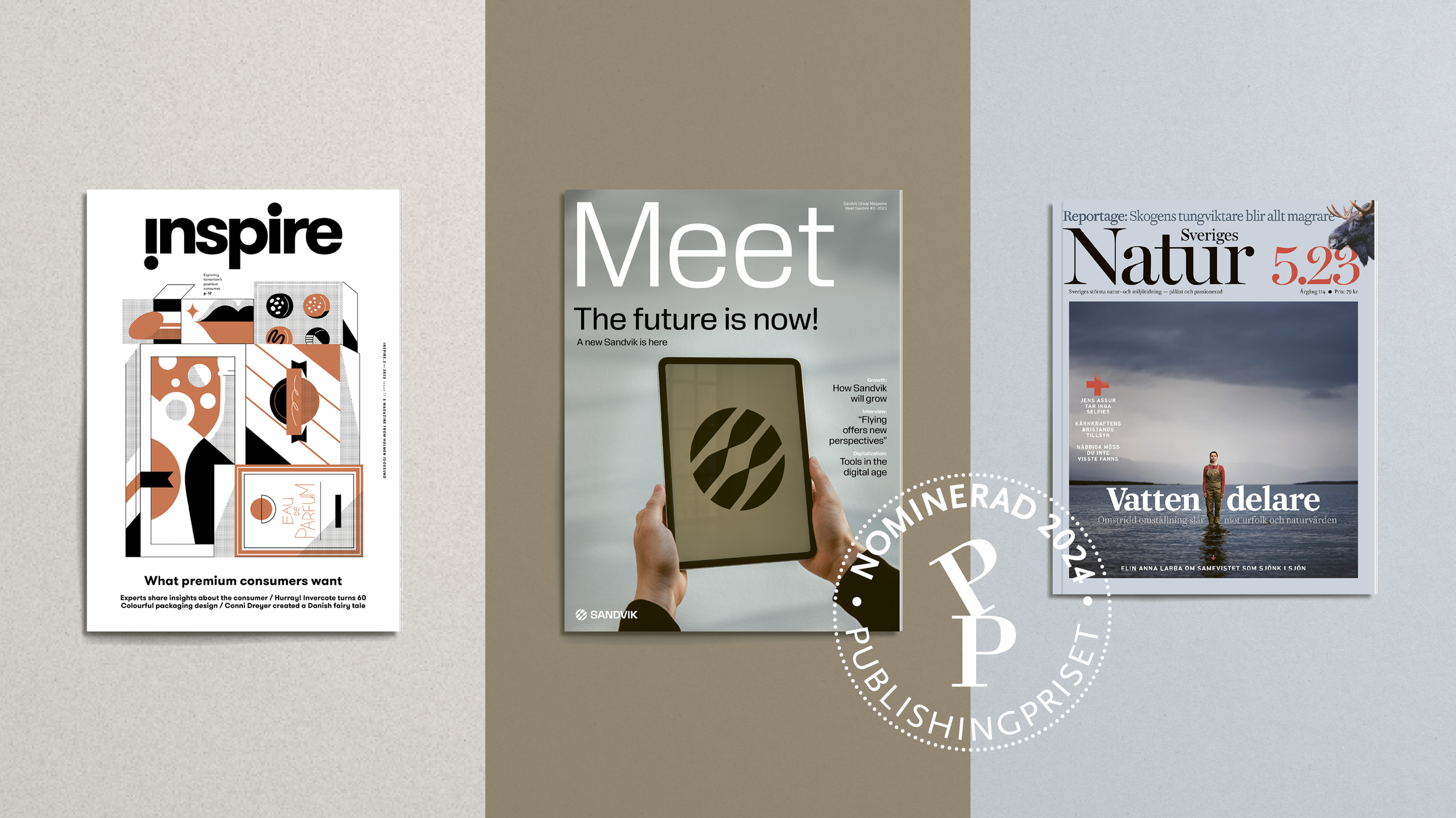 Tre Ci-magasin i final i Publishingpriset