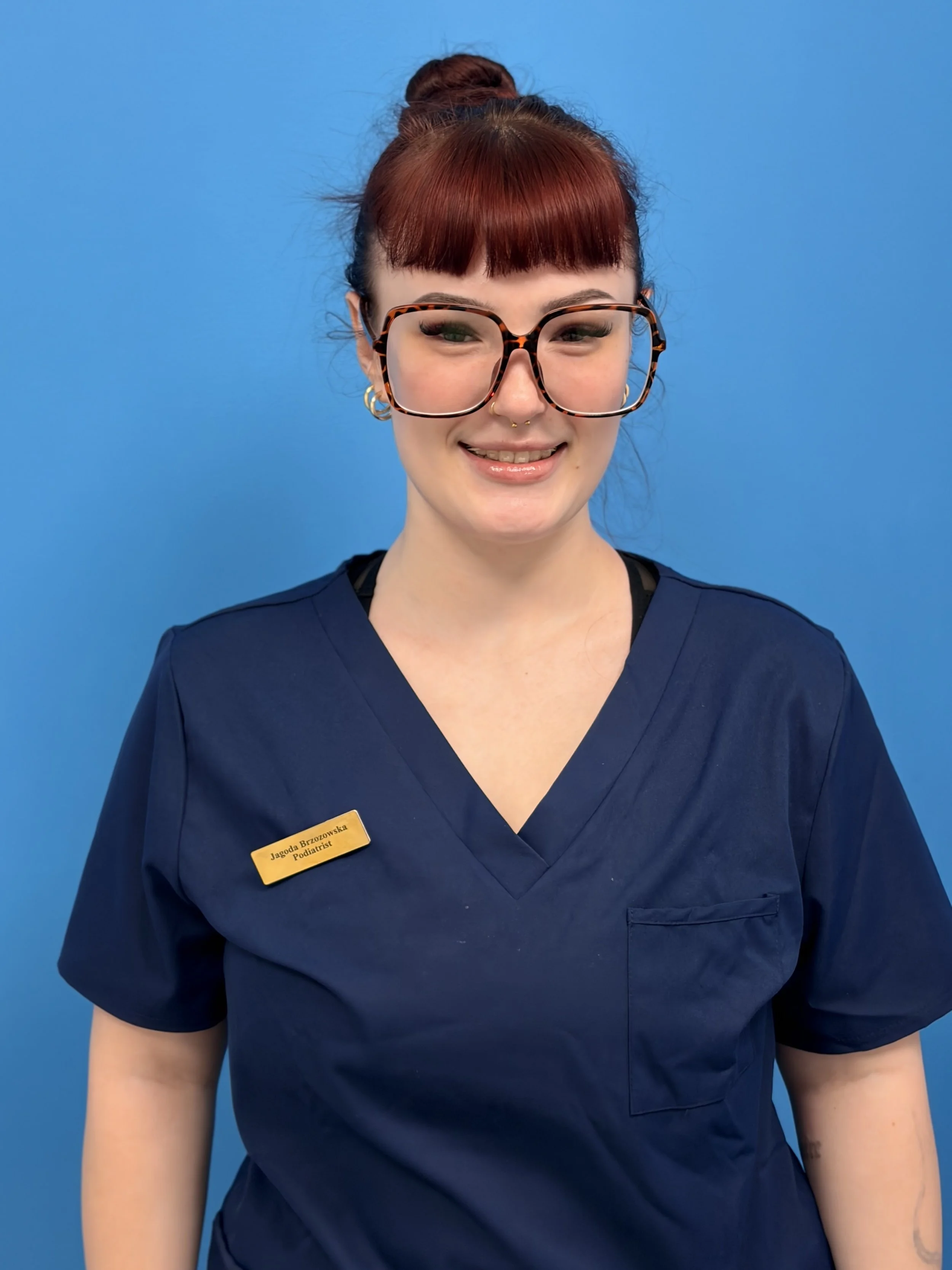 Jagoda Brzozowska, HCPC Registered Podiatrist providing Swift verruca treatment and nail surgery.