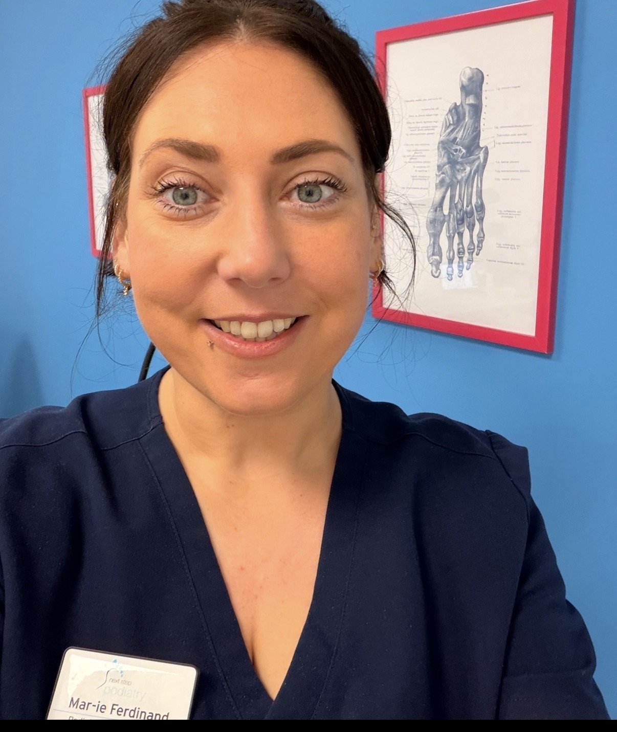 Mar-ie Ferdinand, Director and Lead Podiatrist at Next Step Podiatry.