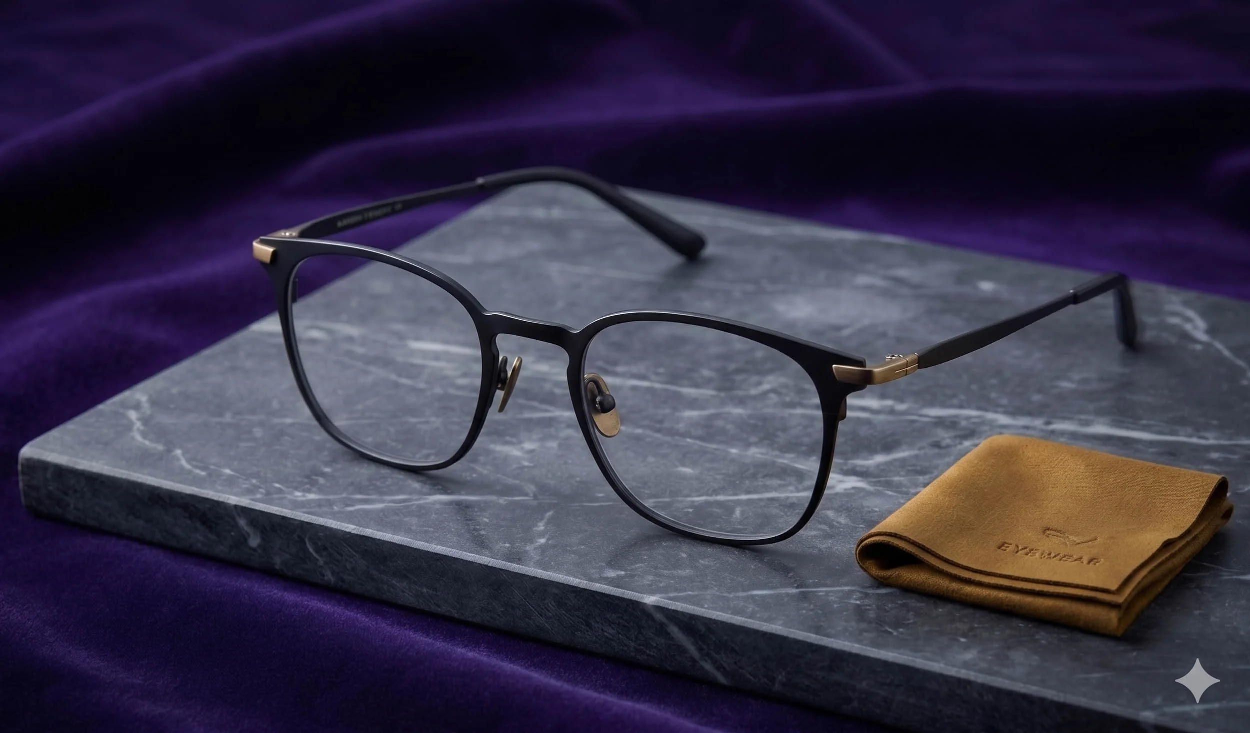 Designer frames with premium single-vision lenses from the Refined Package