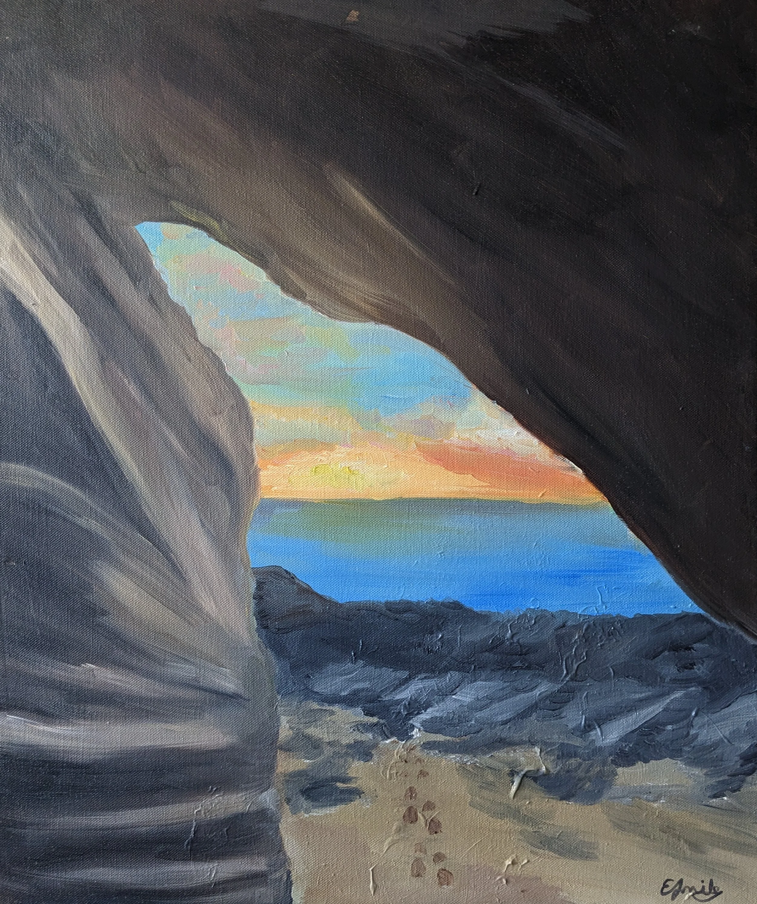 Sea Cave Sunset 2022