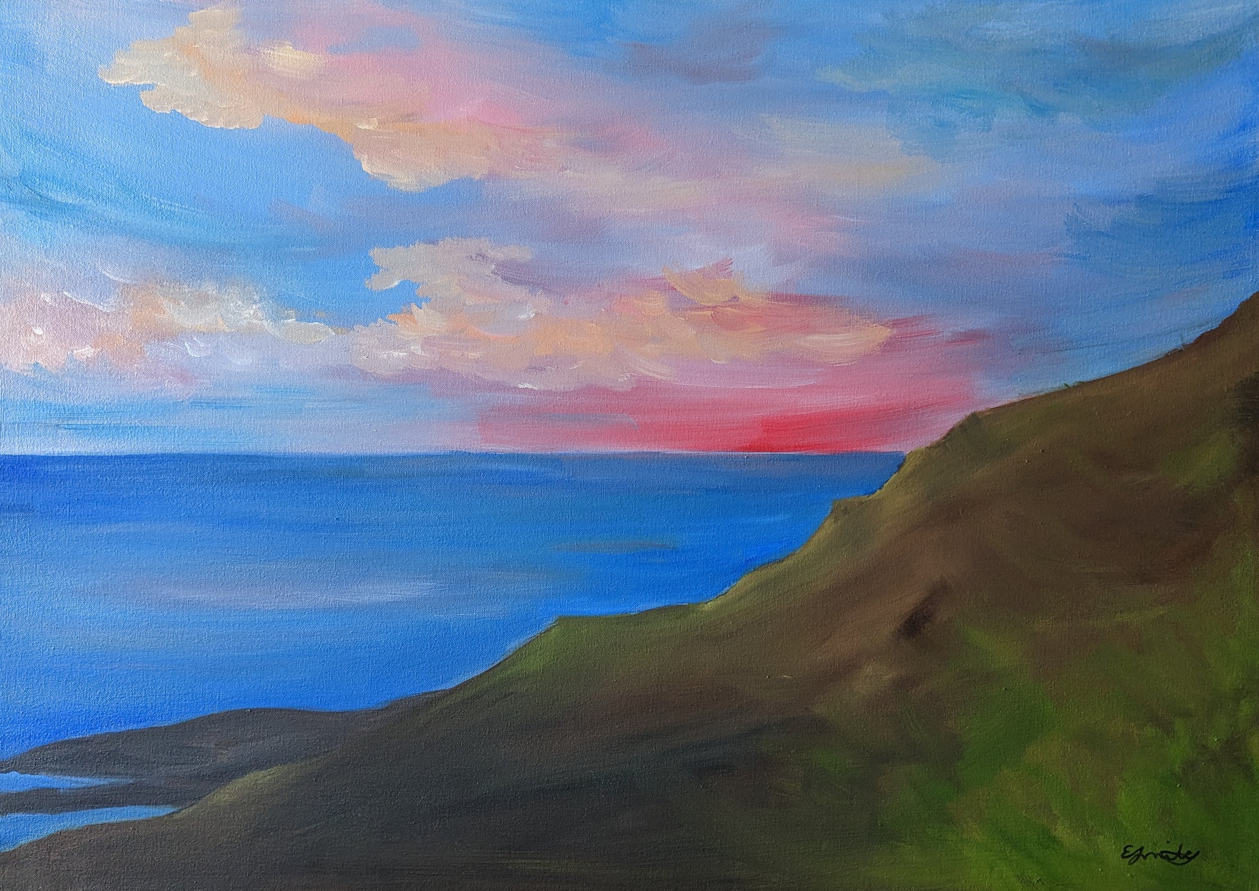 Sunset over Constitution Hill 2022