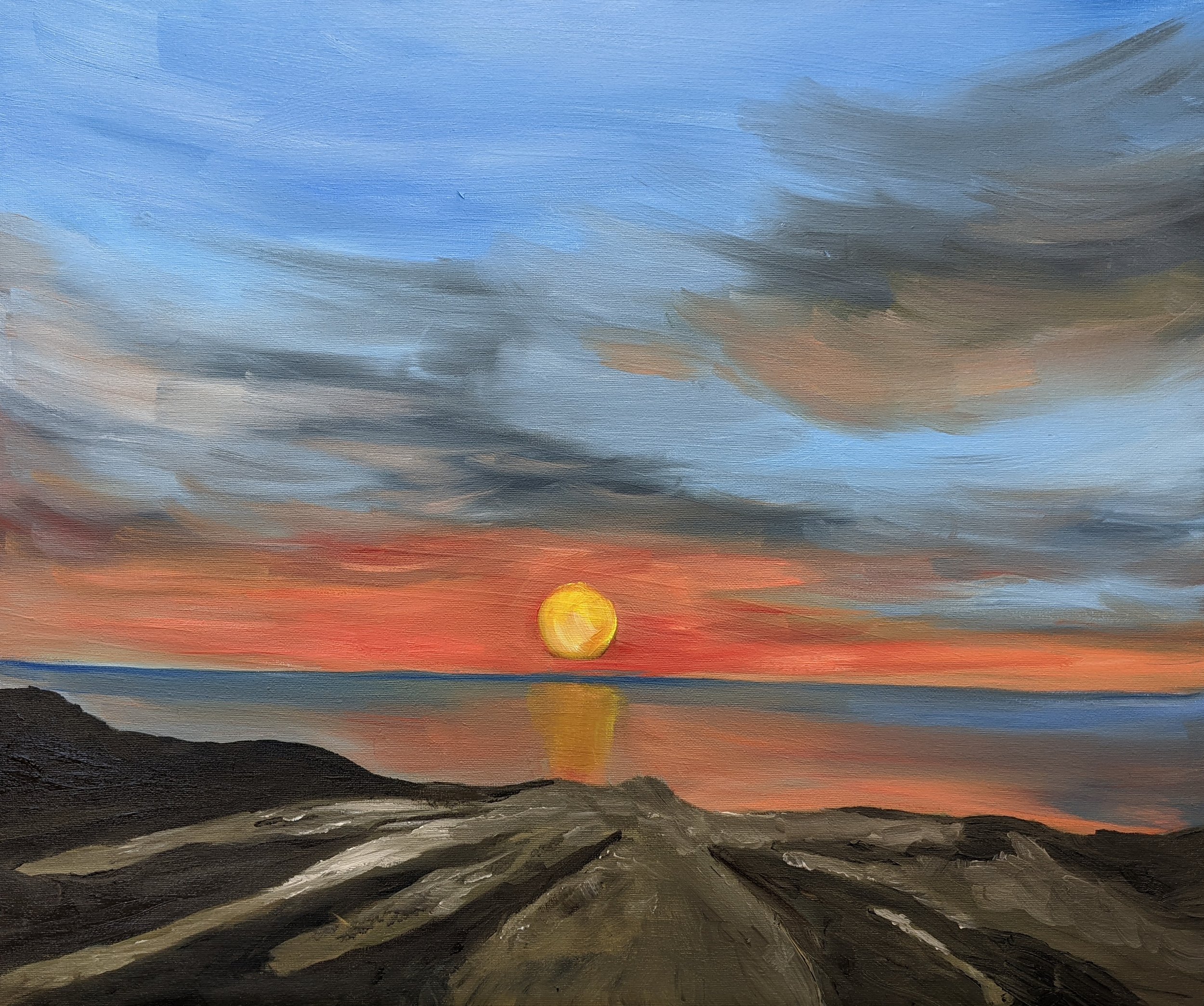 Beach Sunset 2022 SOLD