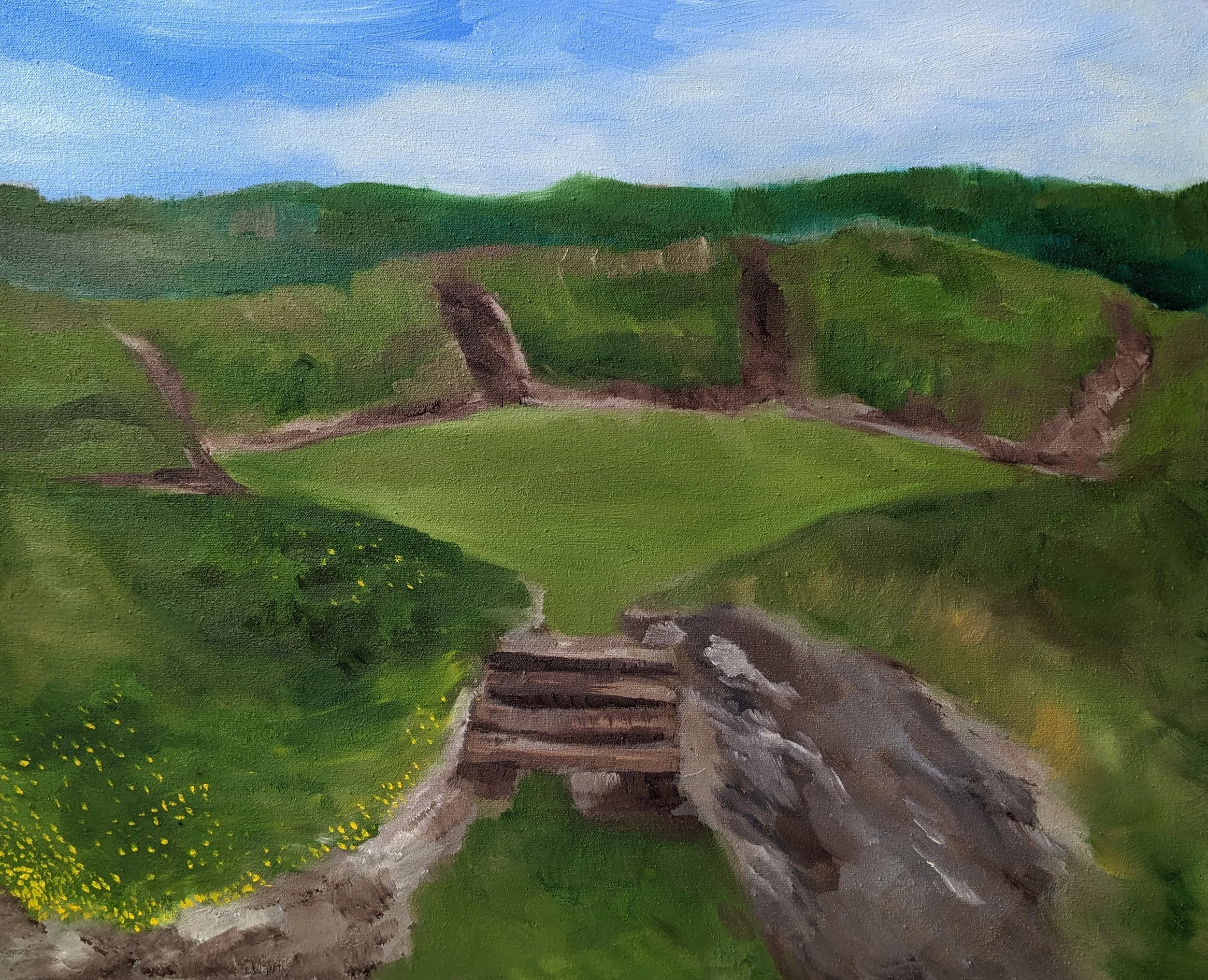 Caerleon Roman Amphitheatre 2023 SOLD 