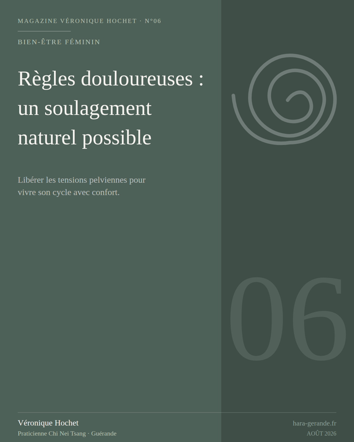 Règles douloureuses : un soulagement naturel possible