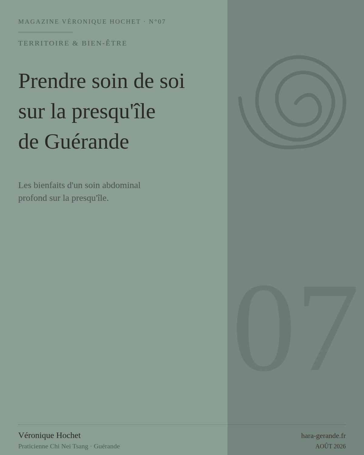 Prendre soin de soi sur la presqu'île de Guérande