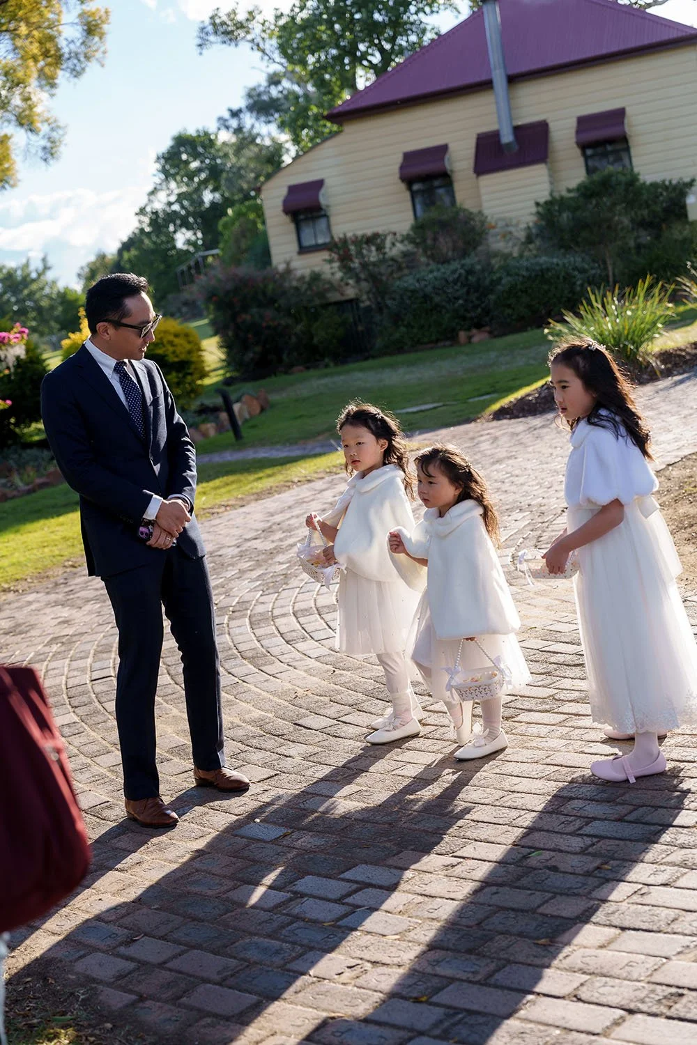Eric sister's husbend with three girls