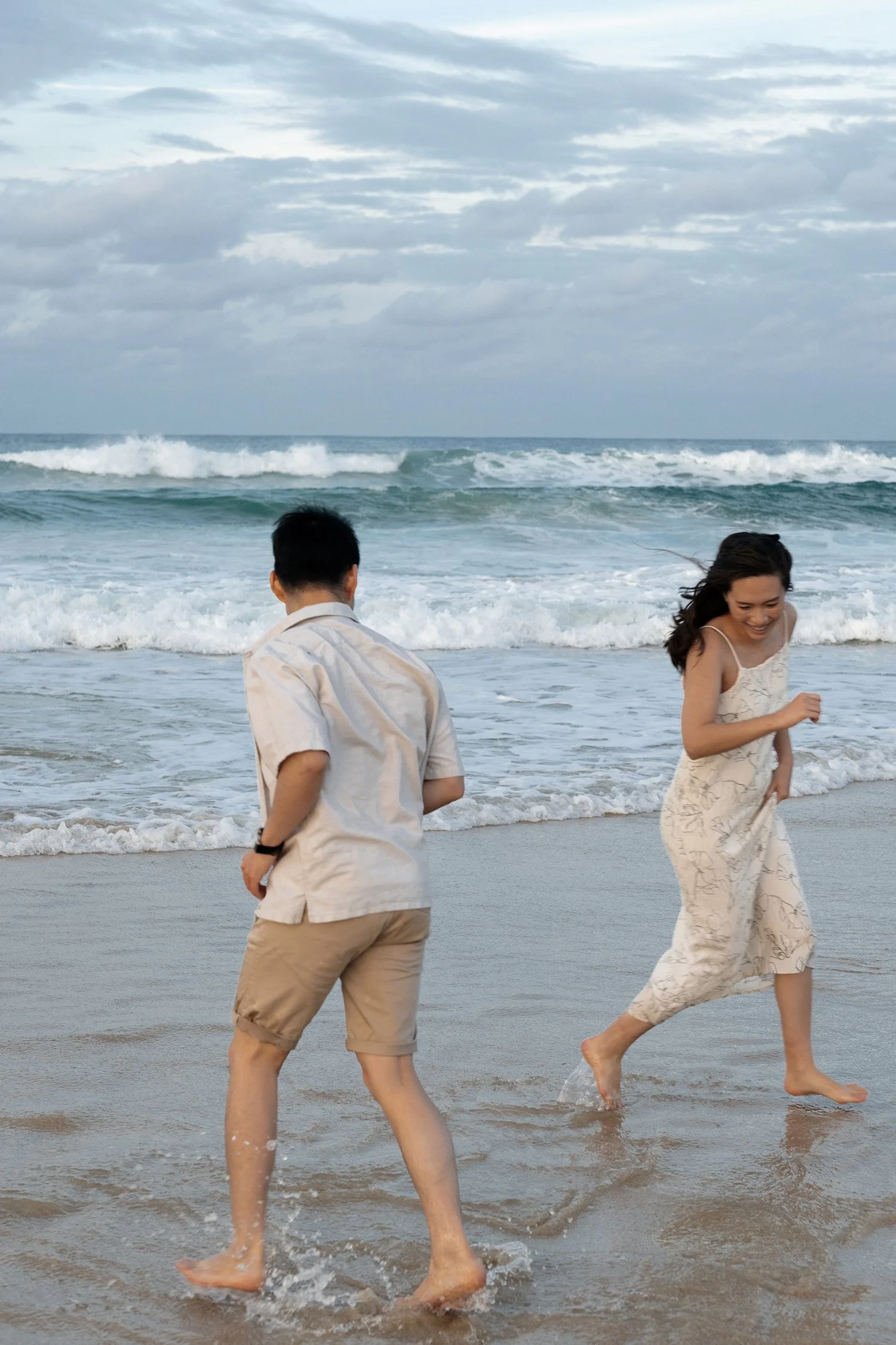 Paul and Krystel running together
