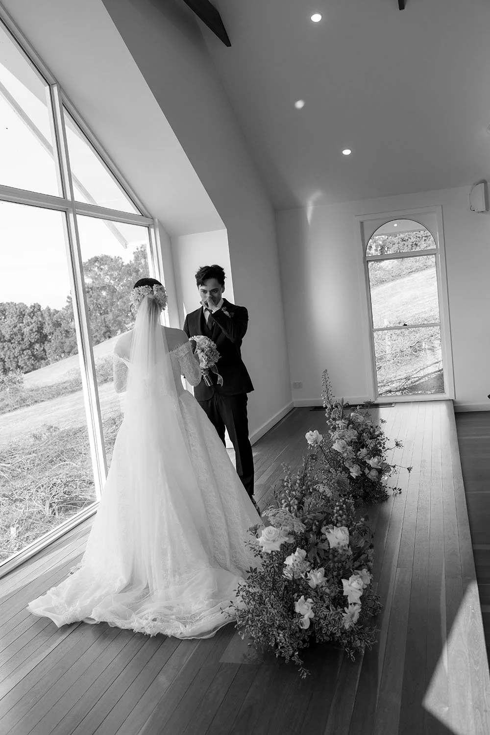 Michael cry in wedding ceremony