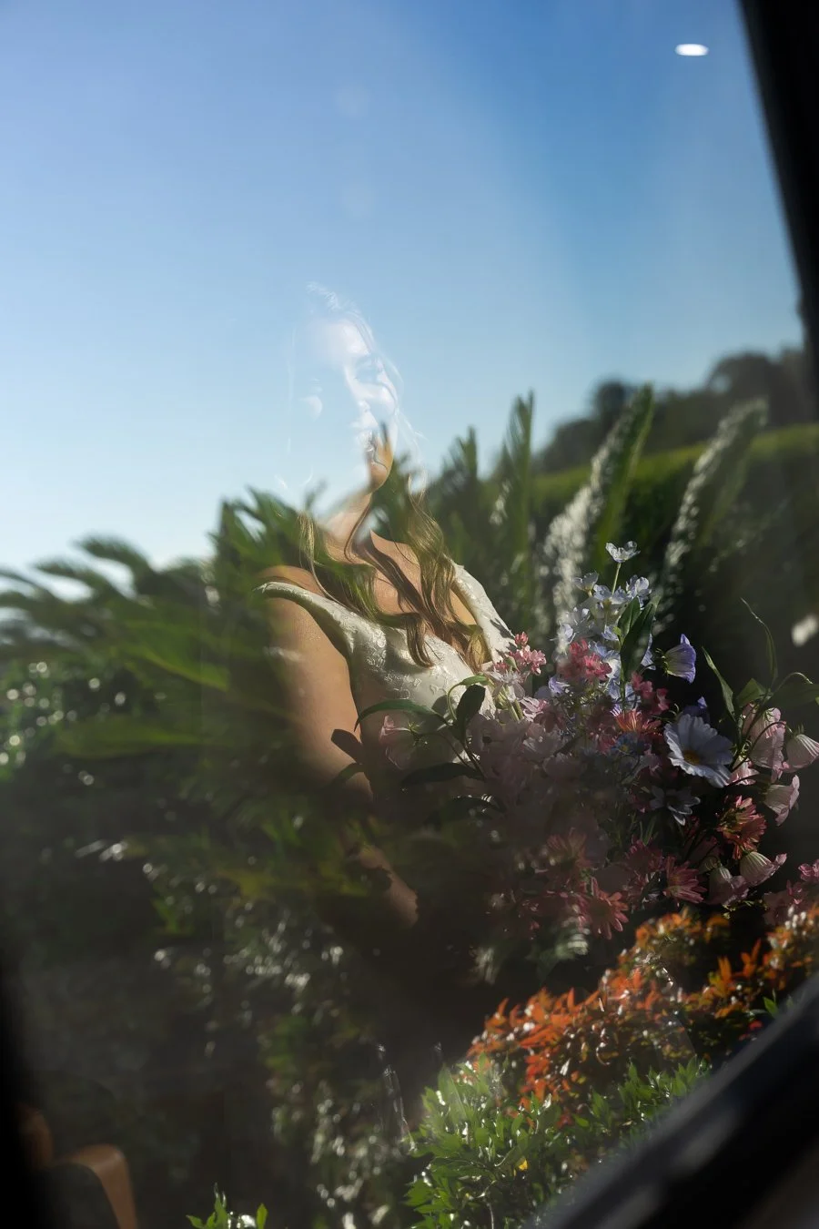 mirror reflection of Chiarra's afce