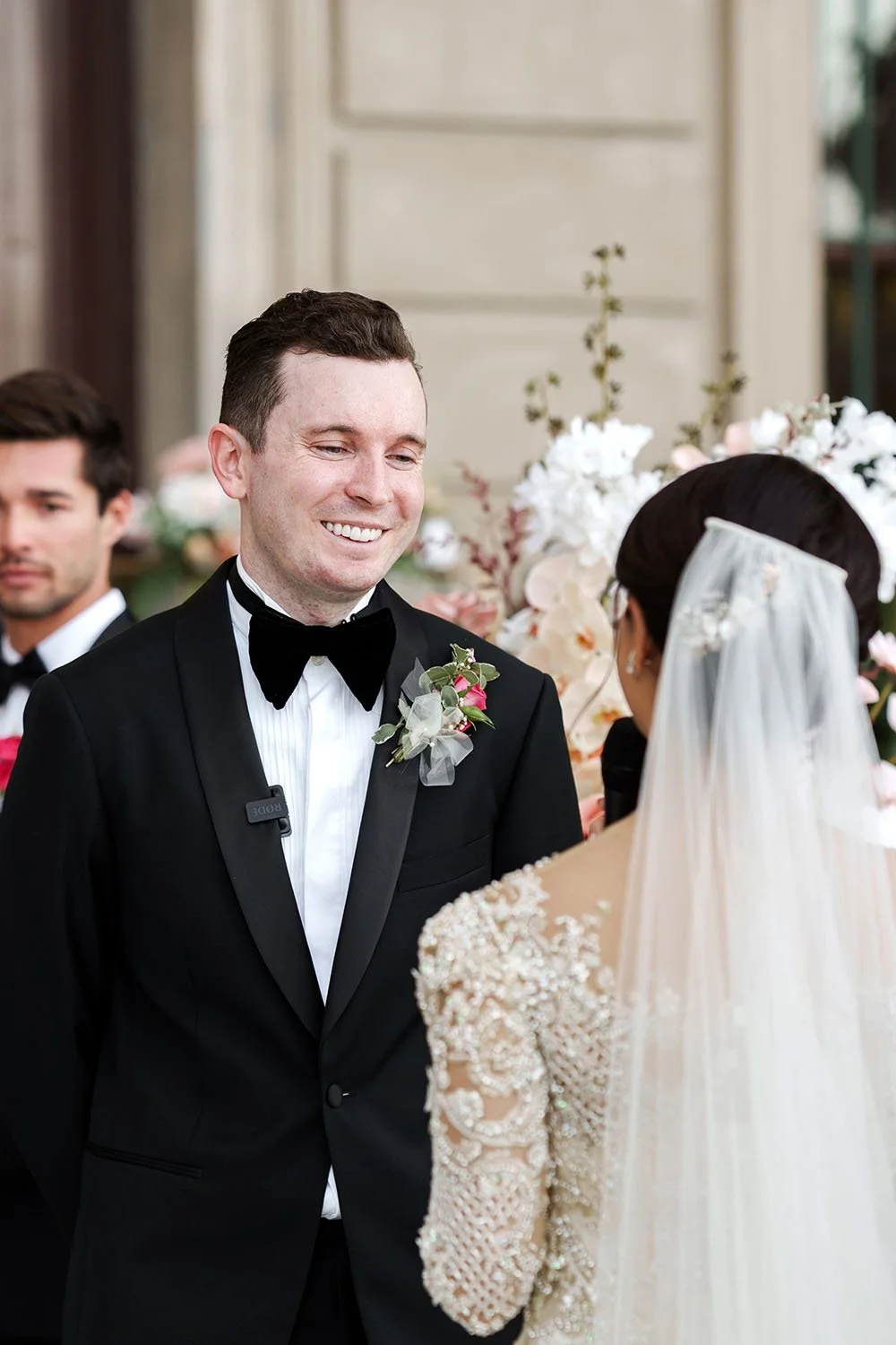 groom Cliffe laughing