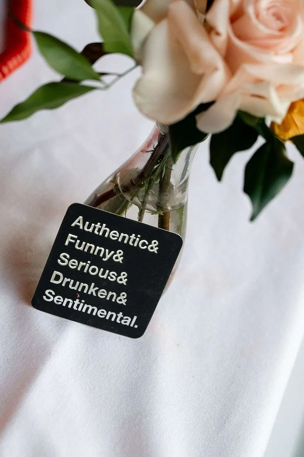 Charlotte and Jack's wedding slogan