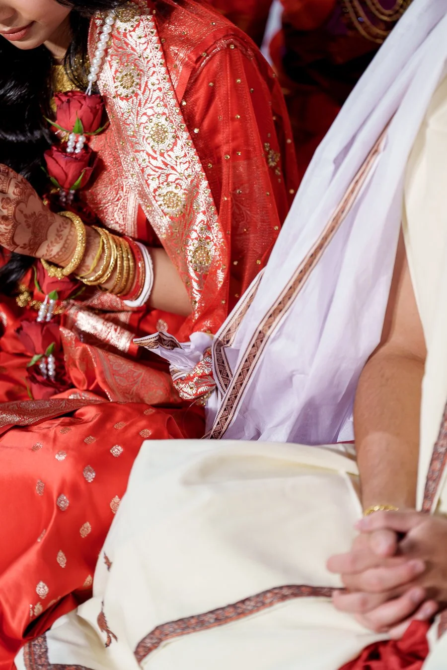 Amrita and Casey's clothes linked
