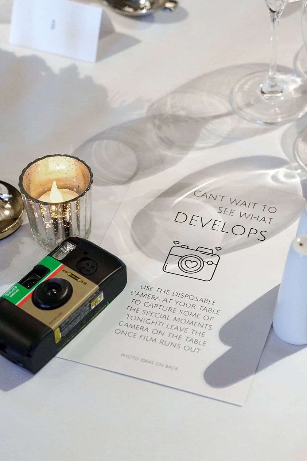 film camera on the table