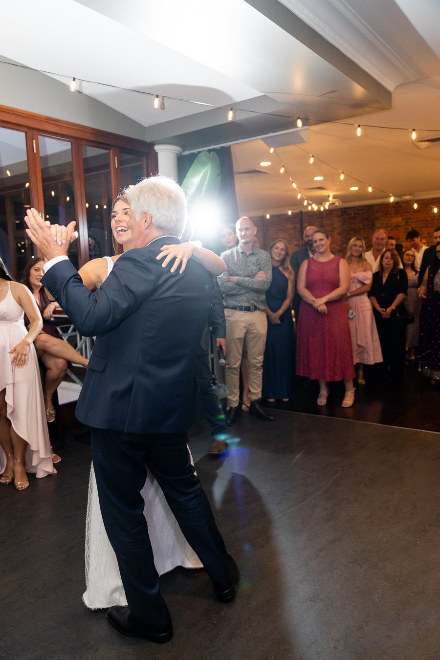 bride Sonya dancing with her father