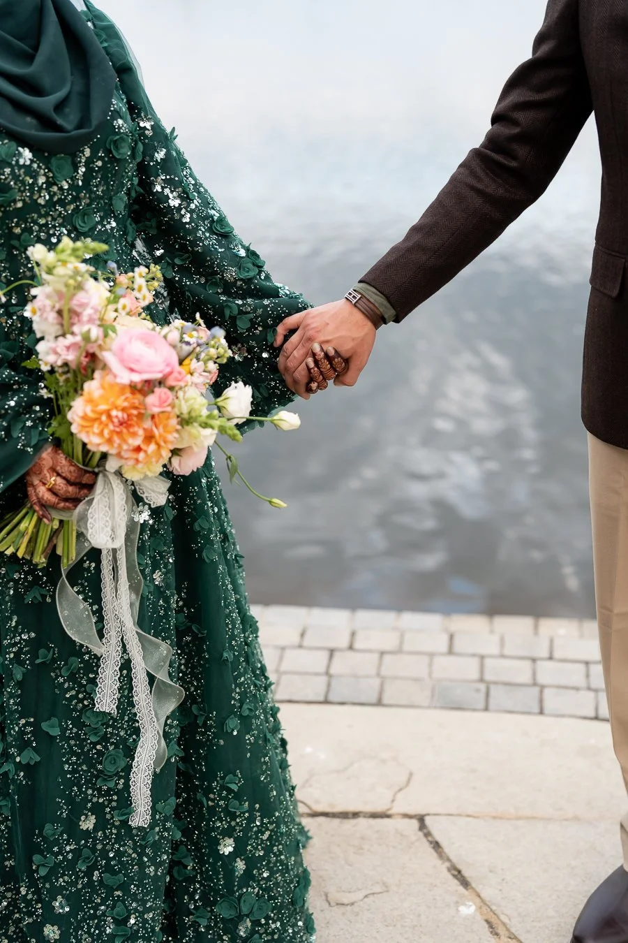 hands together