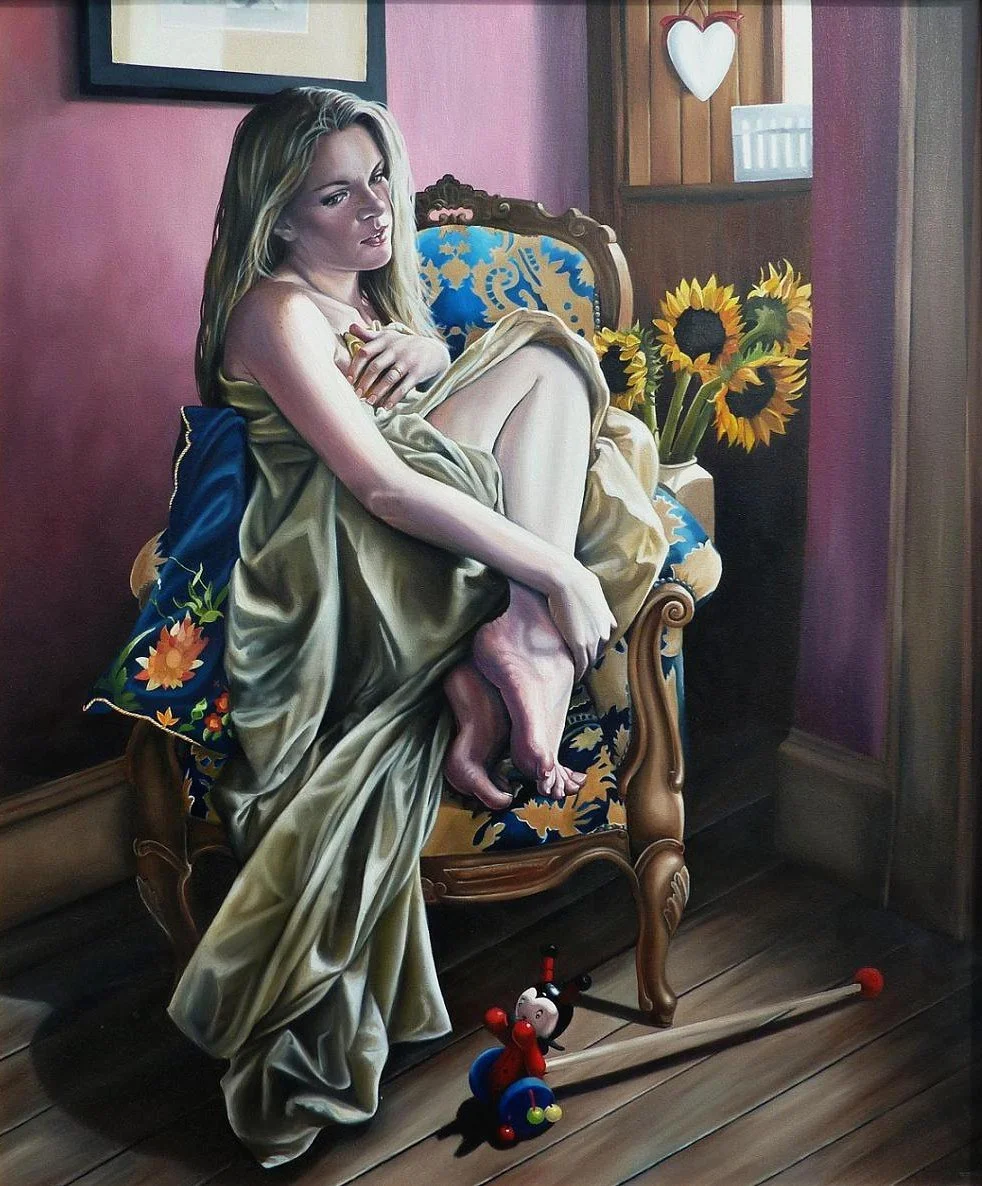 Self Portrait with Sunflowers
oil on canvas
nfs