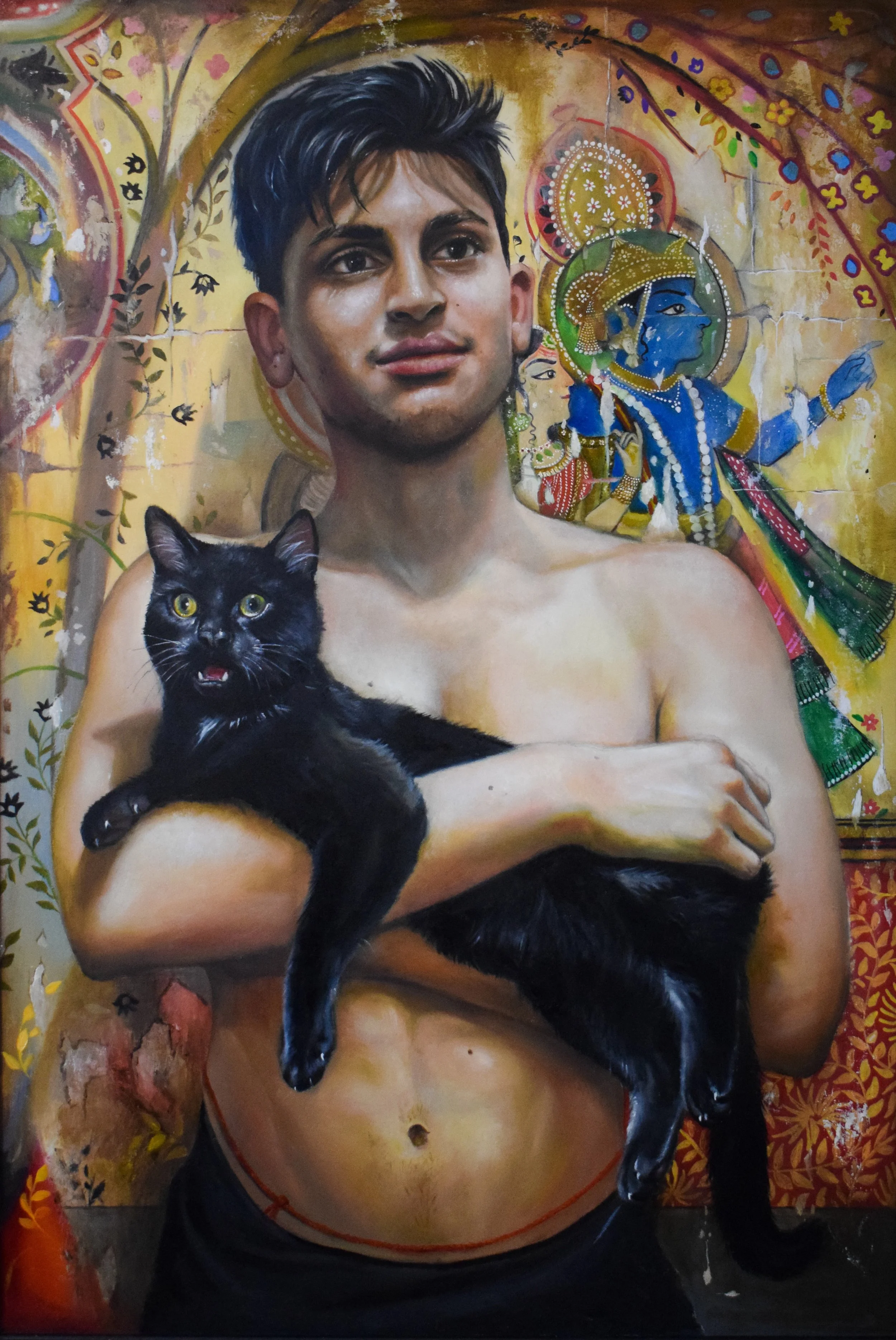 Mahesh and Kokoro 🟢
oil on panel