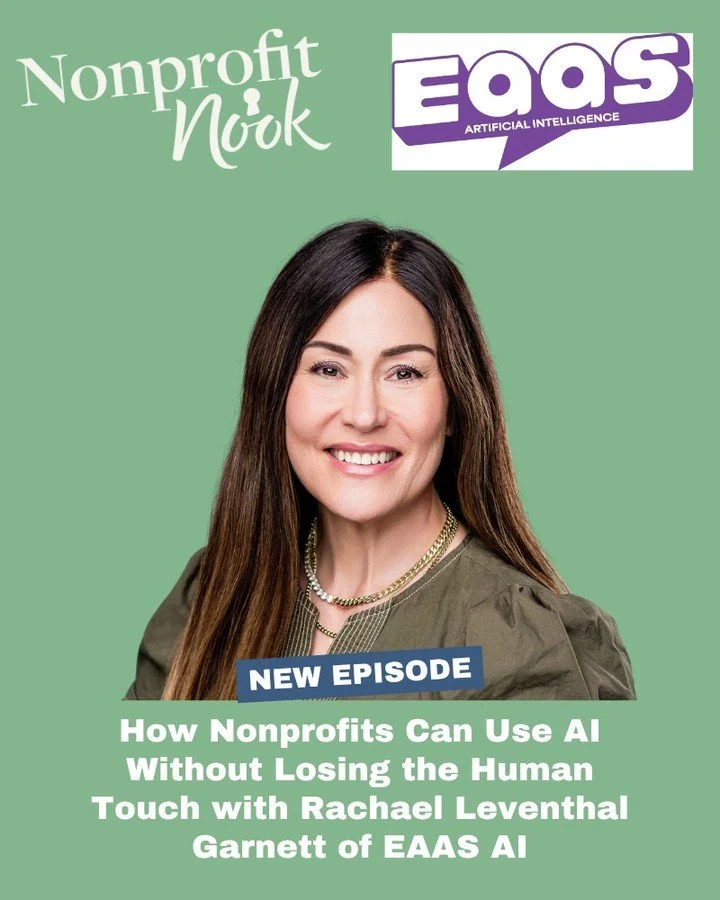 AI isn&rsquo;t here to replace your heart-centered work&mdash;it&rsquo;s here to stop your inbox from eating you alive. 💌🤖

In this episode of Nonprofit Nook, I&rsquo;m joined by Rachael Garnett of EAAS AI, and we&rsquo;re getting REAL about how no
