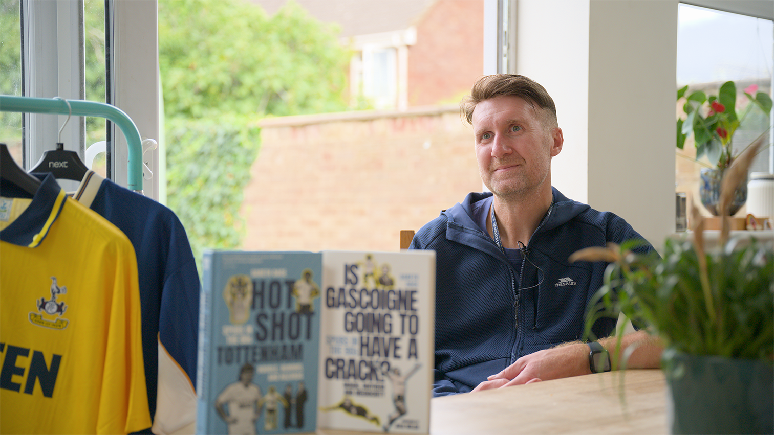 Gareth Dace, Tottenham author and podcaster interviews for the Life Goals documentary.