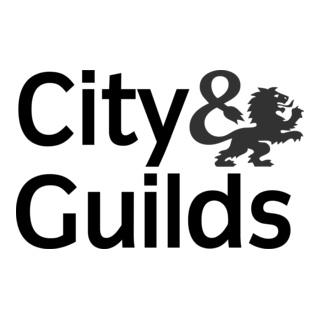 Black and white silhouette of a dragon and a lion.