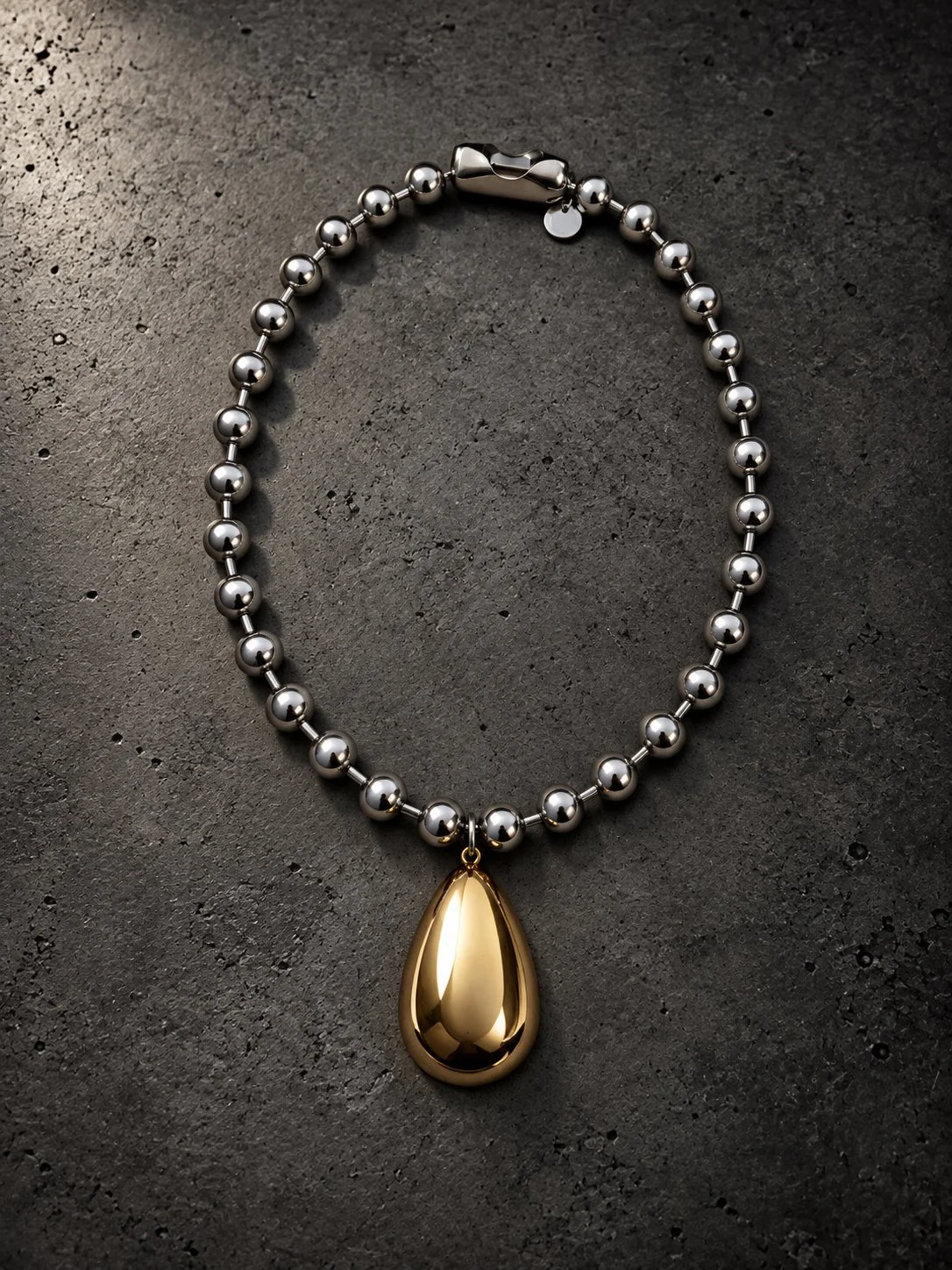 The Silver Spill Necklace